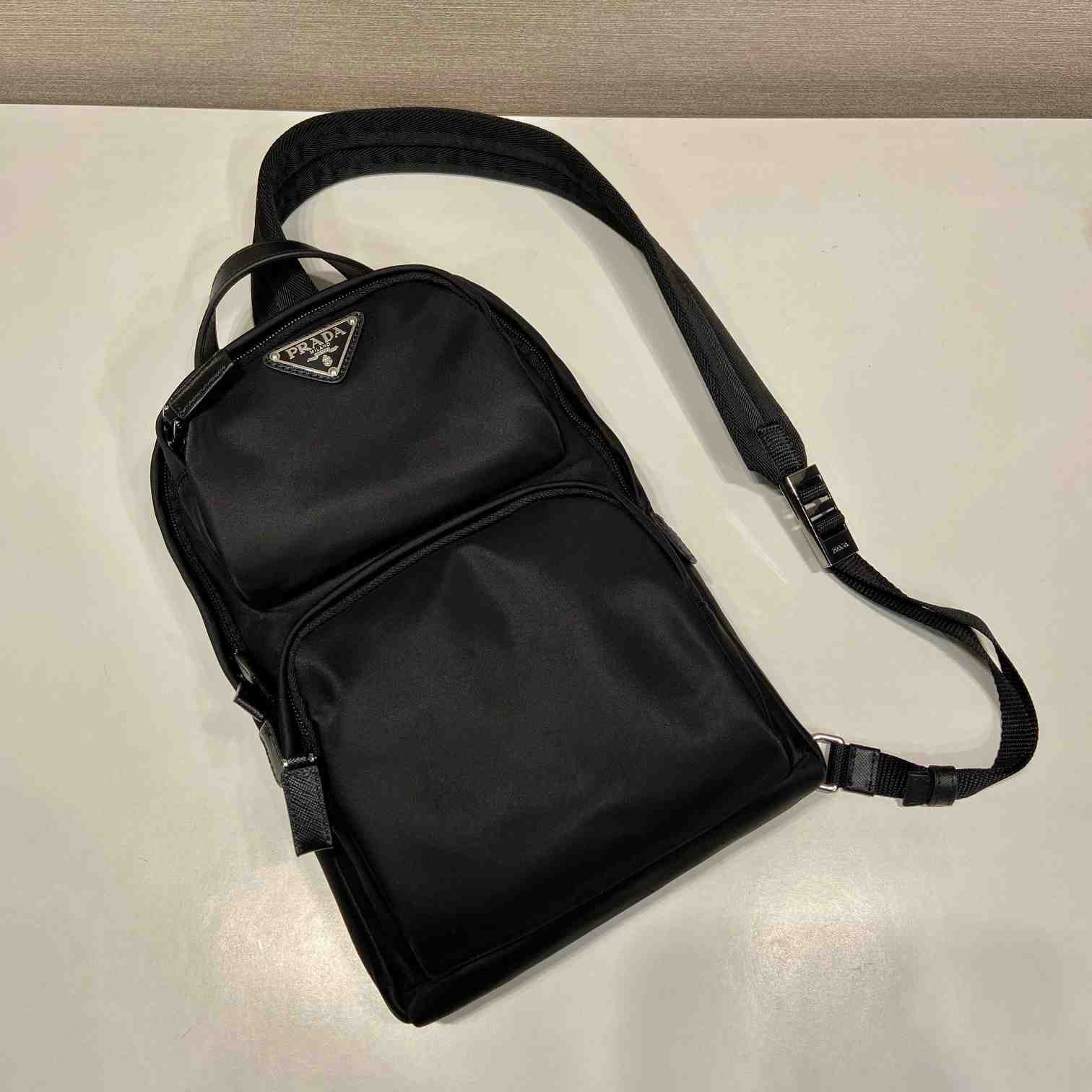 Prada Re-Nylon And Saffiano Leather Backpack   - EUR FASHION
