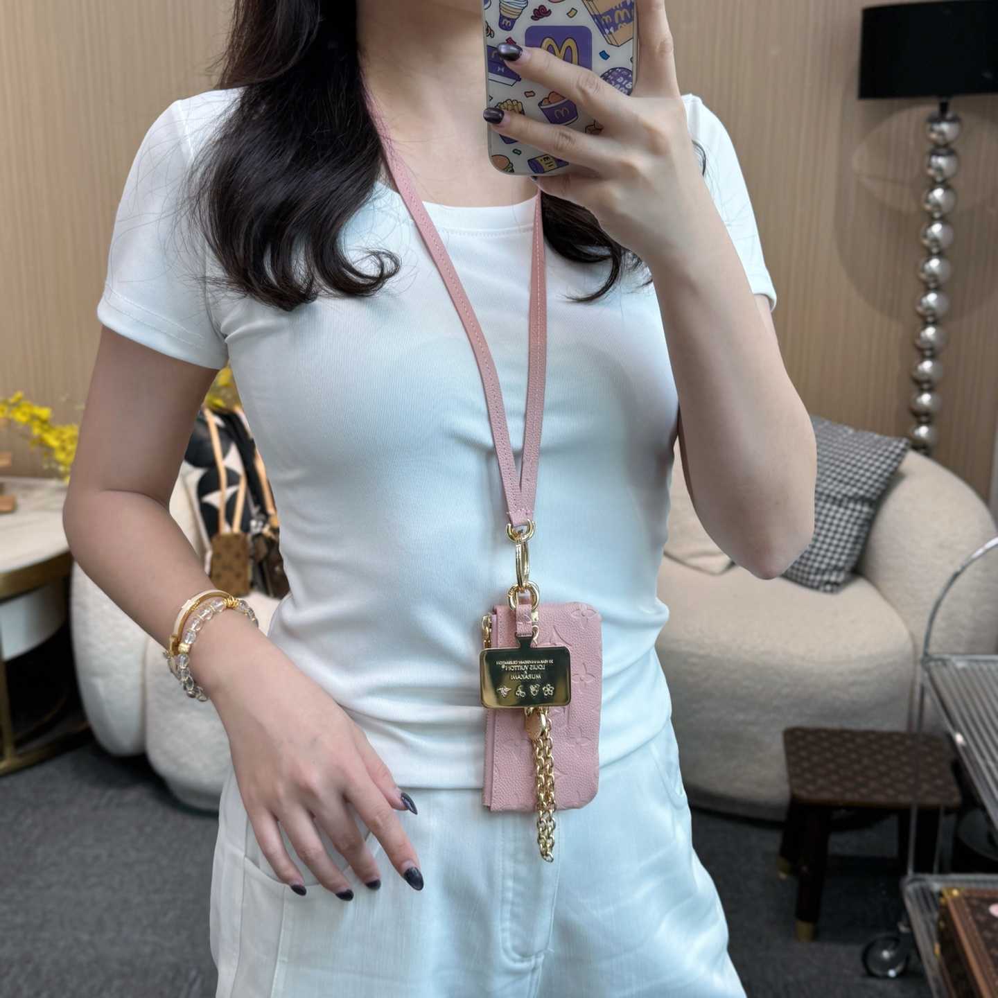 Louis Vuitton Monogram Phone Holder   - EUR FASHION