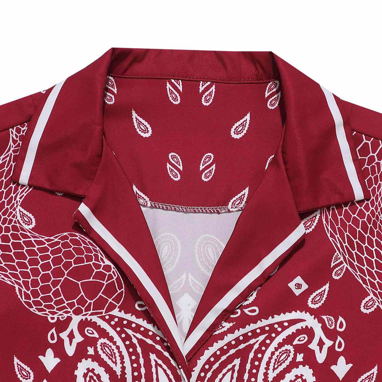 Dolce & Gabbana Silk Shirt And Shorts With Bandanna Print  - EUR FASHION