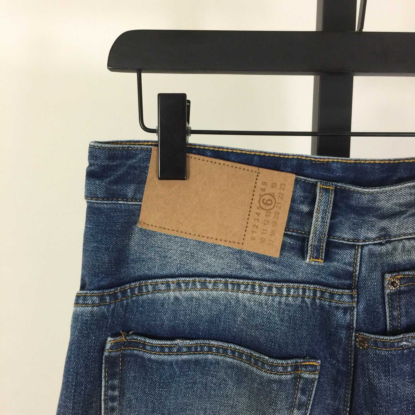 MM6 Maison Margiela Twist Wide Leg Jeans - EUR FASHION