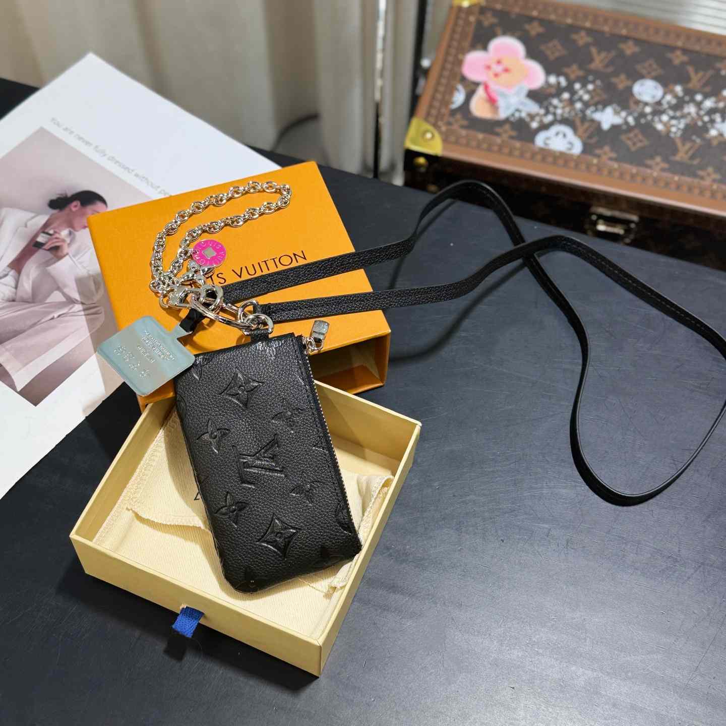 Louis Vuitton Monogram Phone Holder   - EUR FASHION