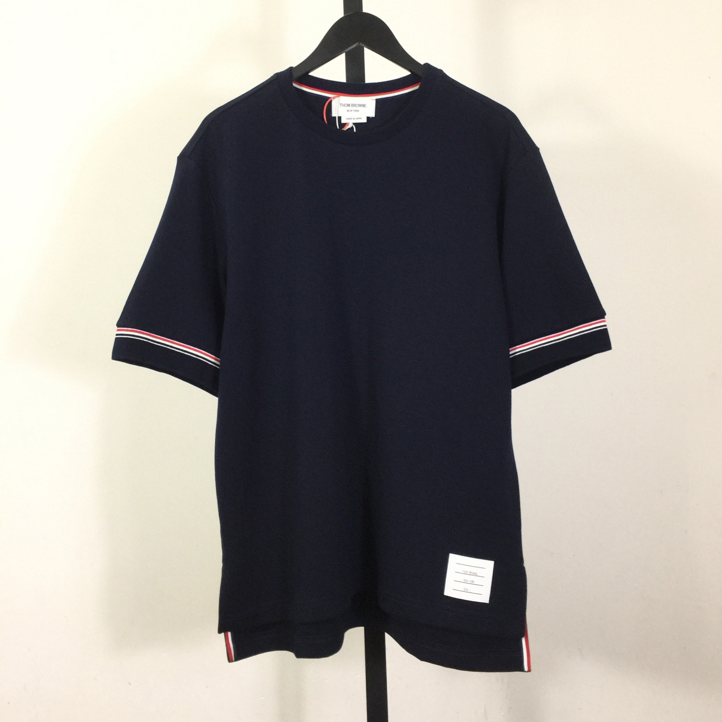 Thom Browne Cotton Rugby Short Sleeve Tee - EUR FASHION