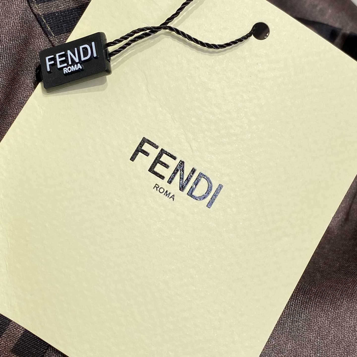 Fendi Brown Silk Short - EUR FASHION