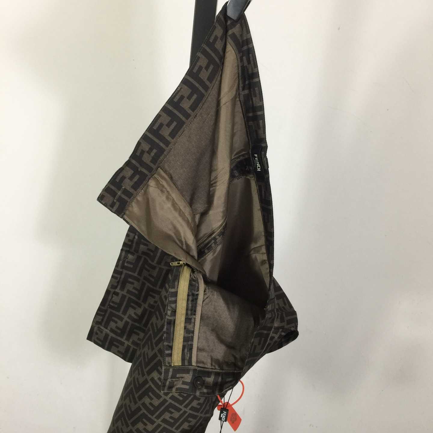 Fendi Brown Silk Short - EUR FASHION