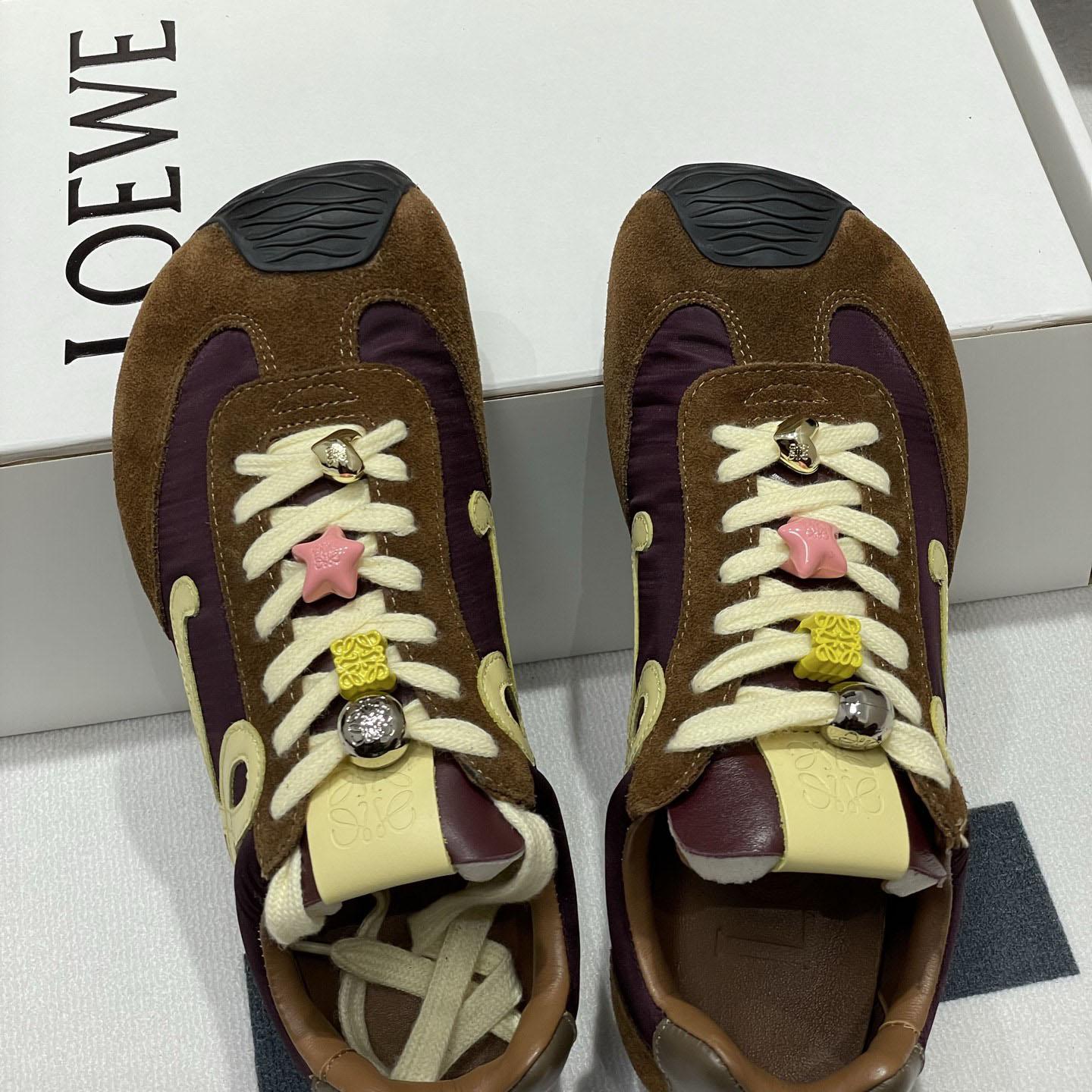 Loewe Ballet Runner 2.0 In Nylon And Calfskin - EUR FASHION