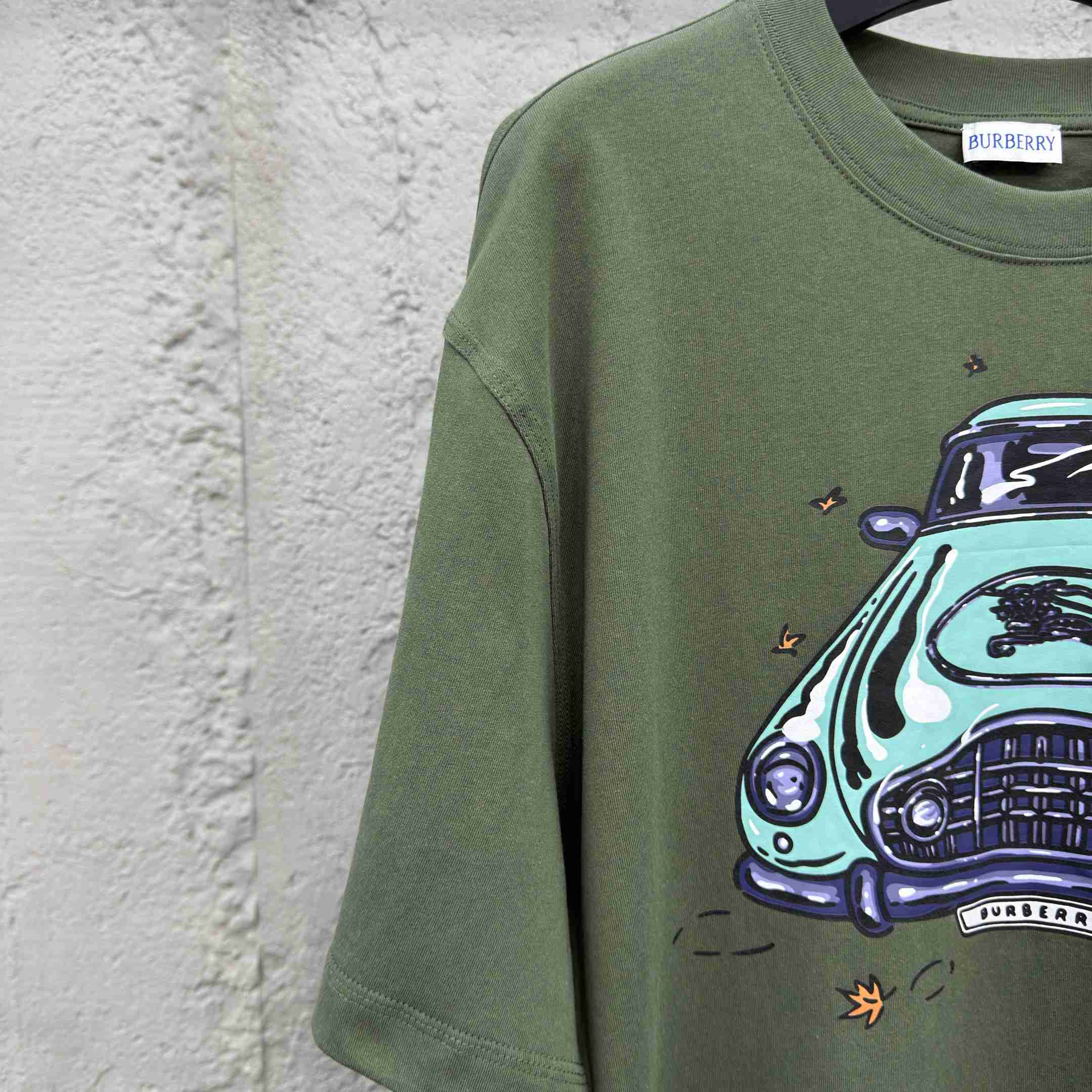 Burberry Car Cotton T-shirt - EUR FASHION