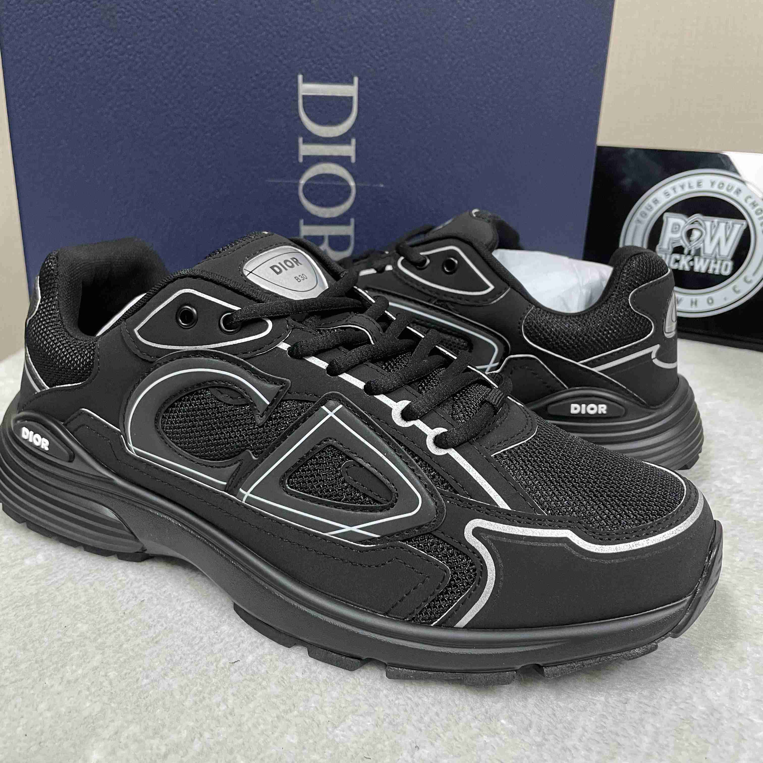 Dior B30 Triple Black - EUR FASHION