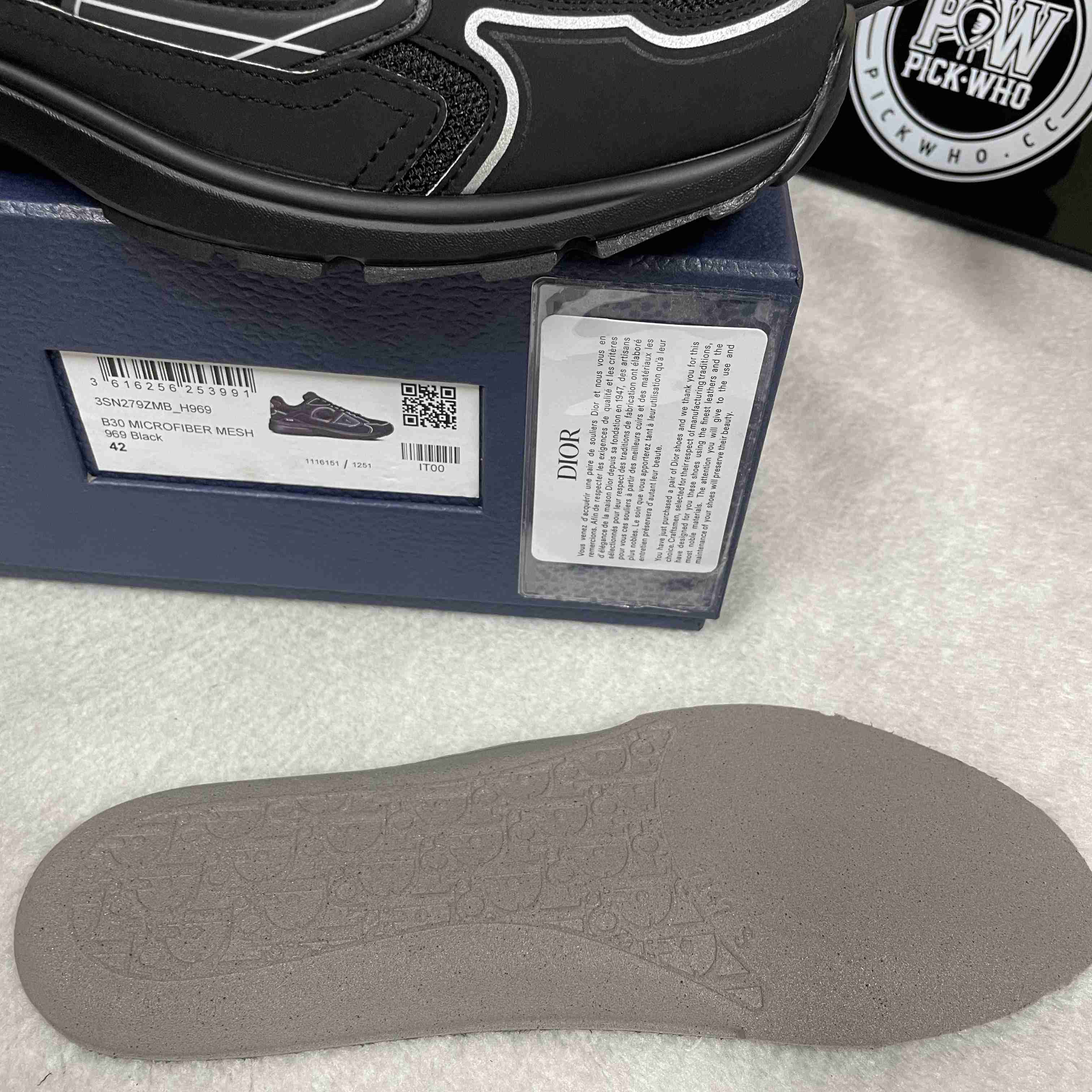 Dior B30 Triple Black - EUR FASHION