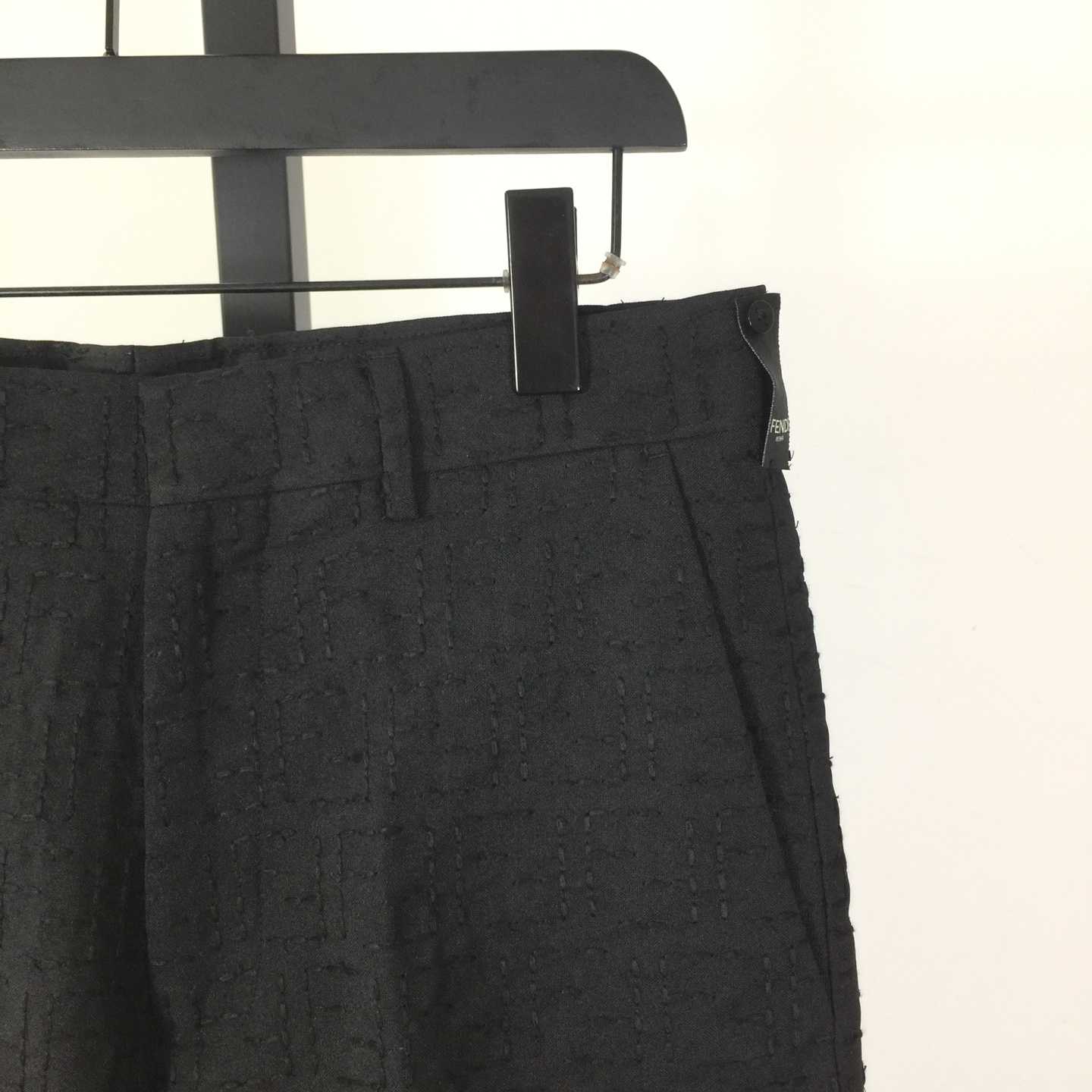 Fendi Black Cotton Shorts - EUR FASHION