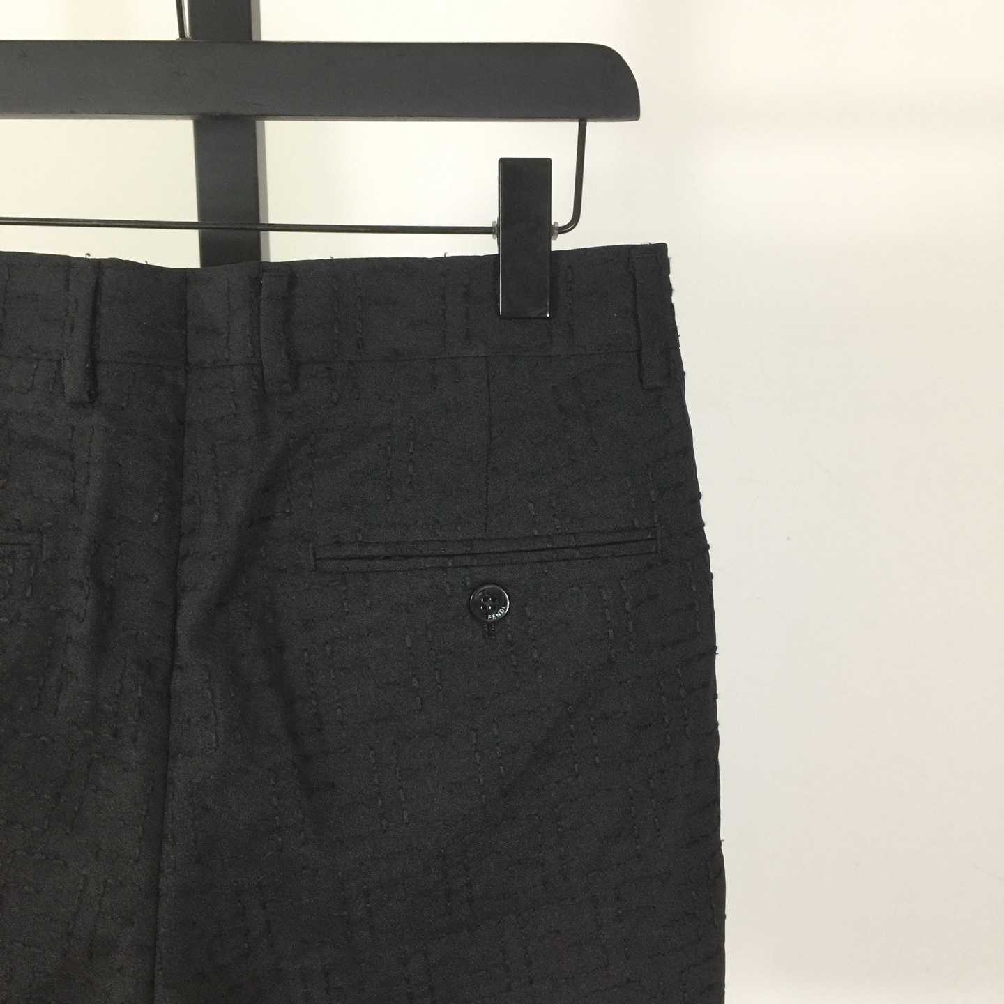 Fendi Black Cotton Shorts - EUR FASHION