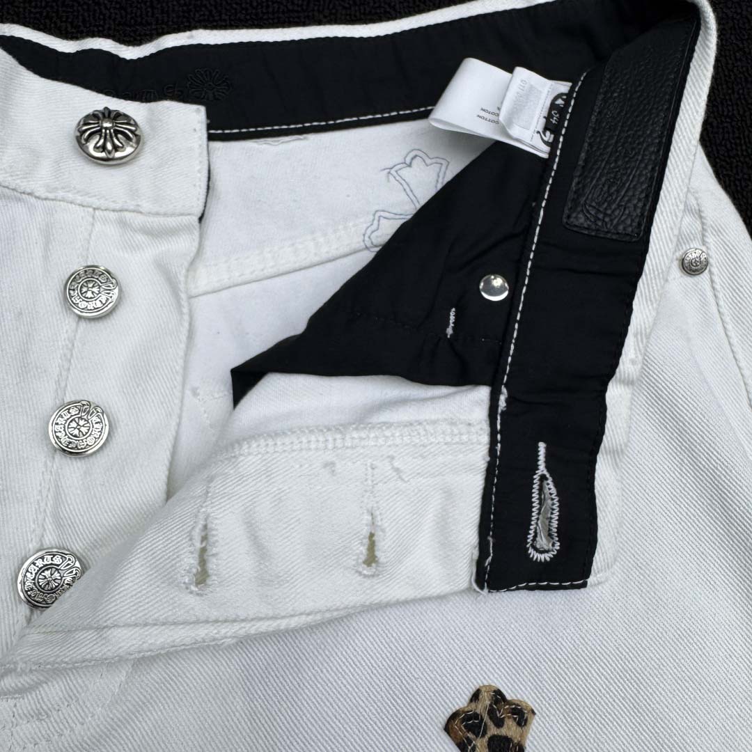 Chrome Hearts Leo Cross Jeans - EUR FASHION