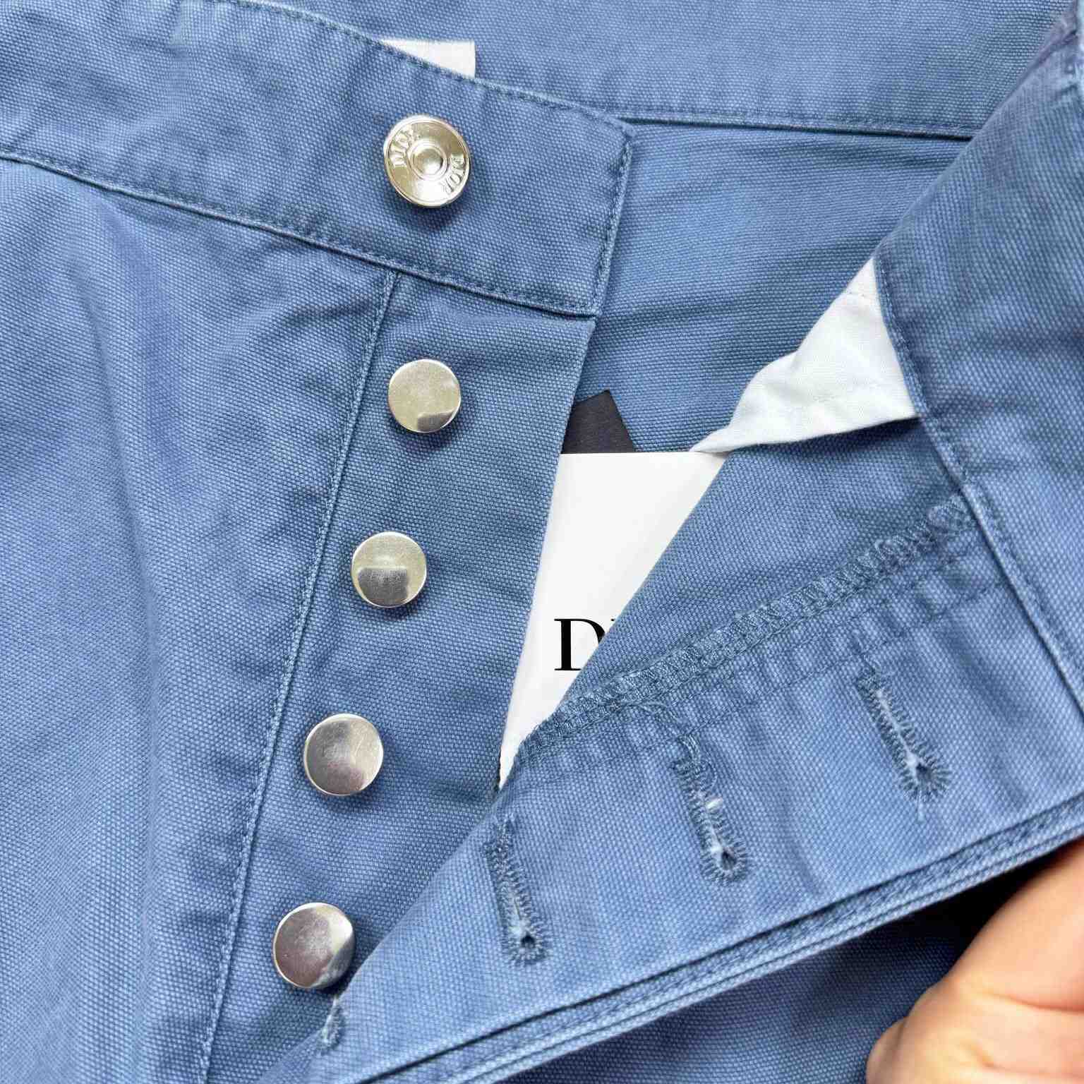 Dior Men Blue Bermuda Shorts - EUR FASHION