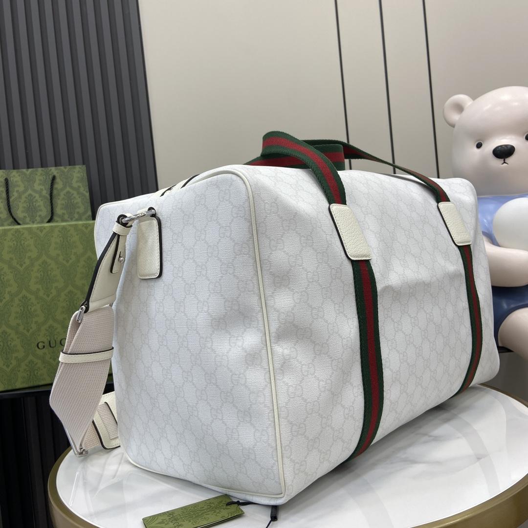 Gucci Medium Duffle Bag With Web - EUR FASHION