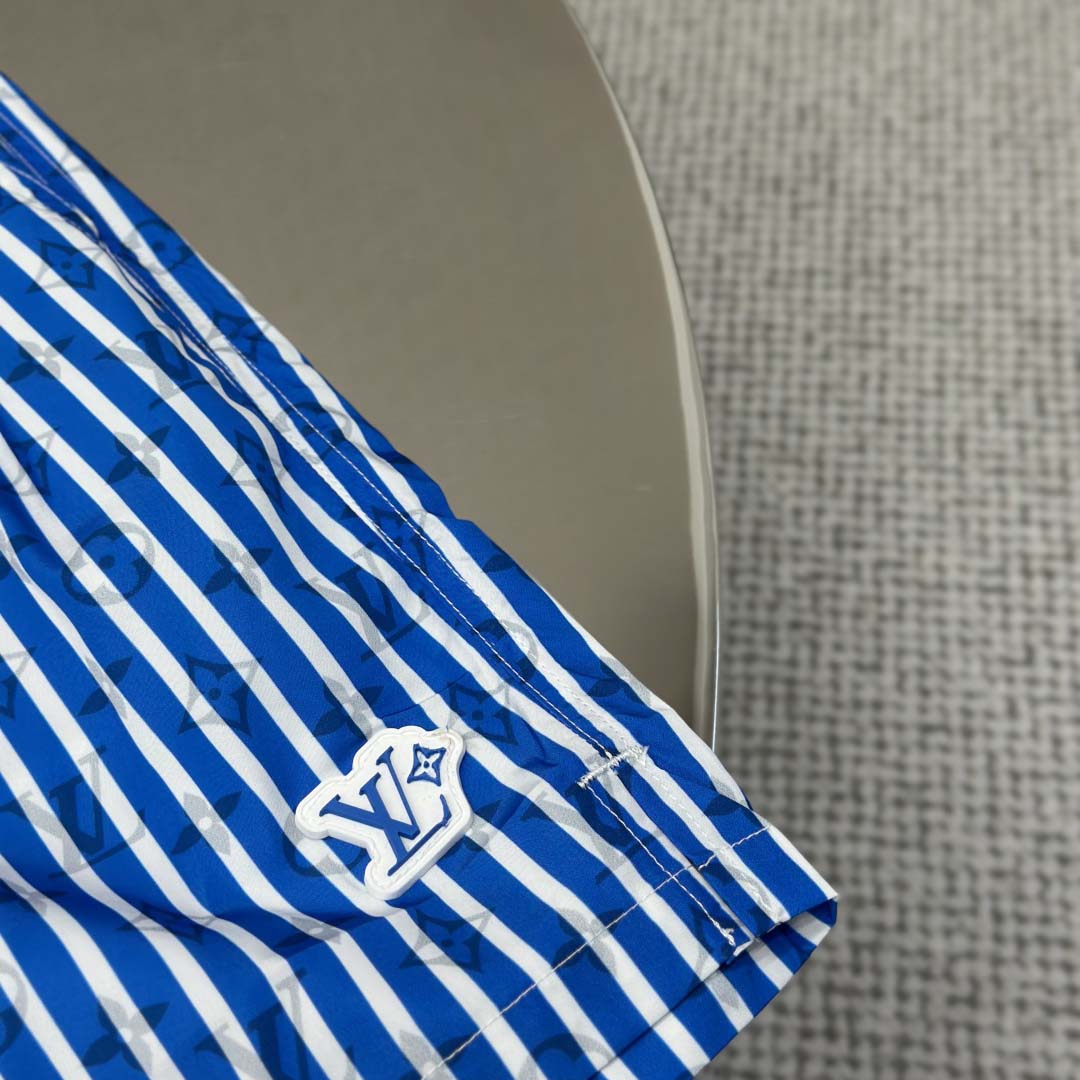 Louis Vuitton Monogram Striped Swim Shorts   1AHVZF - EUR FASHION