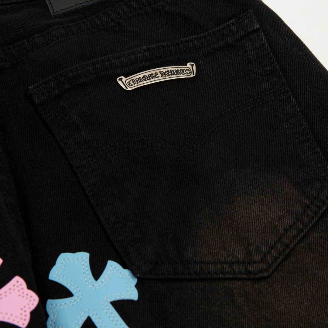 Chrome Hearts Denim Shorts - EUR FASHION