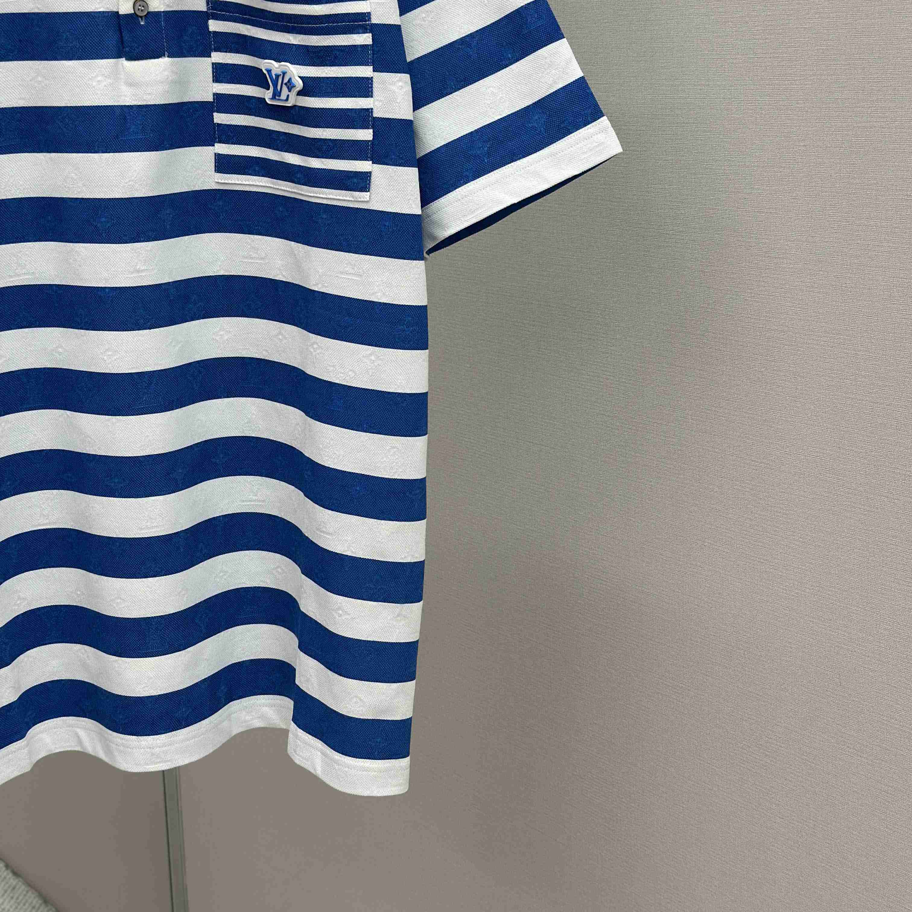 Louis Vuitton Monogram Striped Polo Shirt   1AHWB6 - EUR FASHION