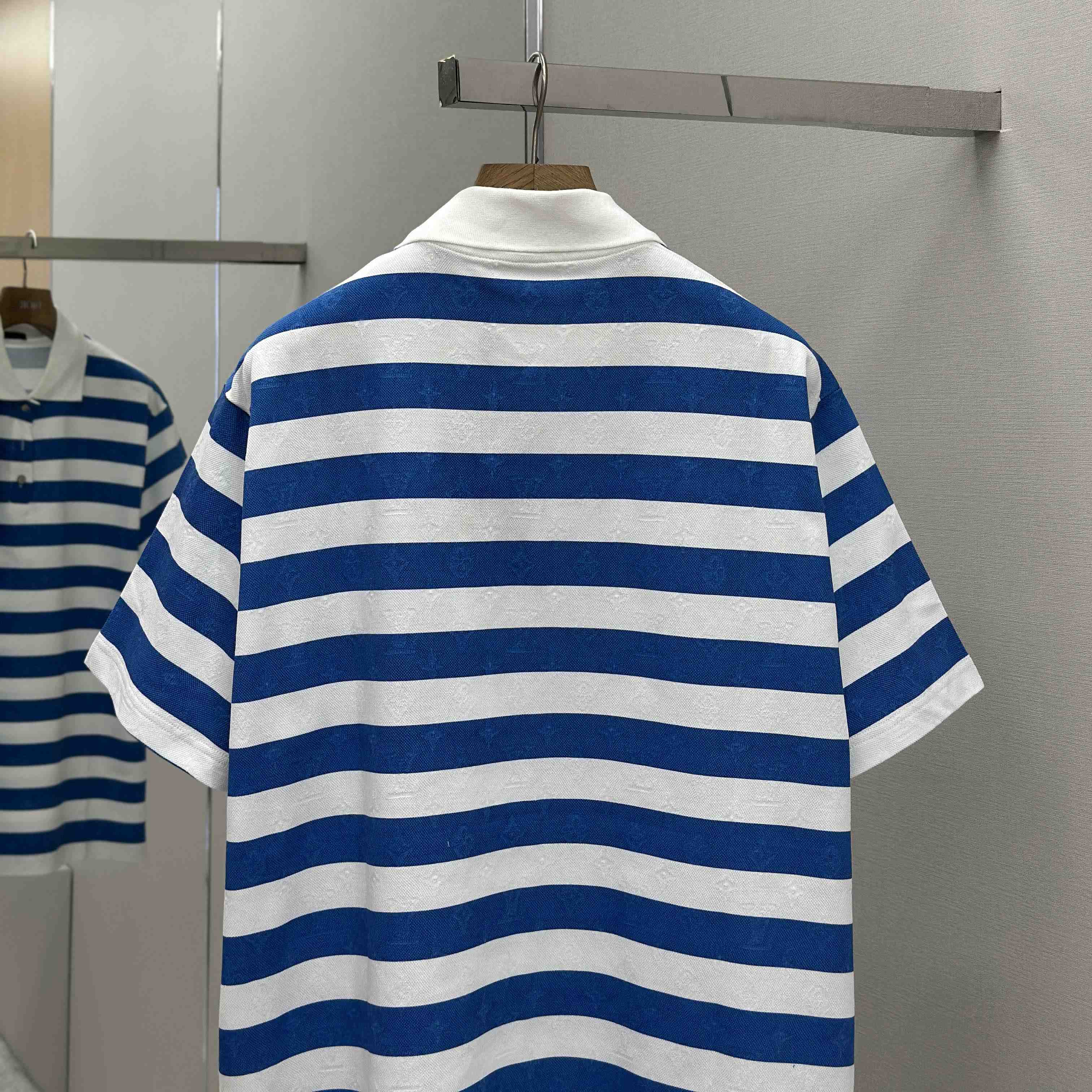 Louis Vuitton Monogram Striped Polo Shirt   1AHWB6 - EUR FASHION