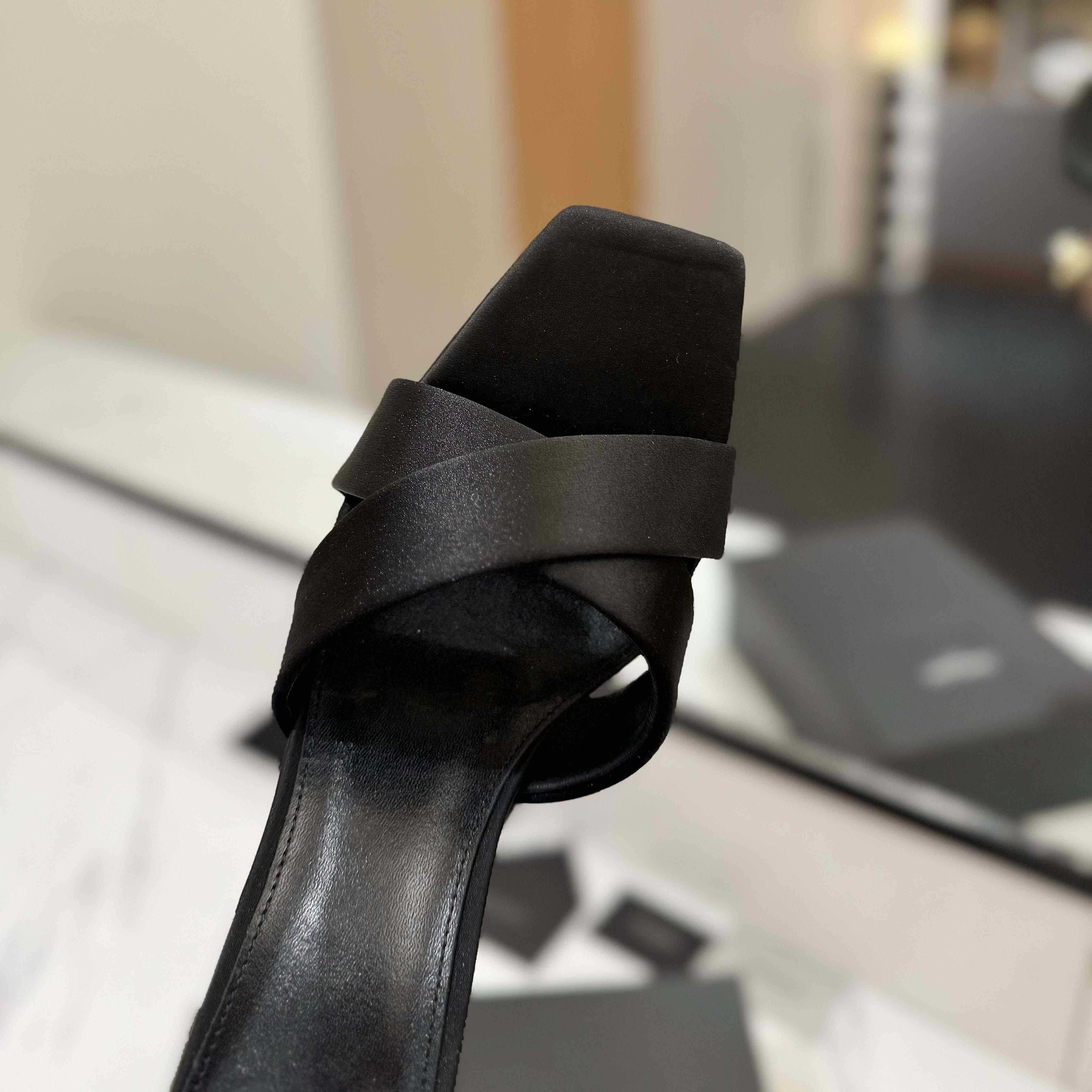 Saint Laurent 105mm Sandals - EUR FASHION