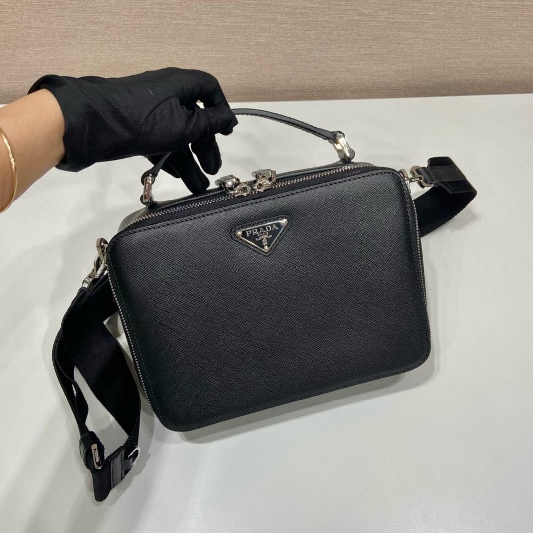 Prada Medium Prada Brique Saffiano Leather Bag - EUR FASHION