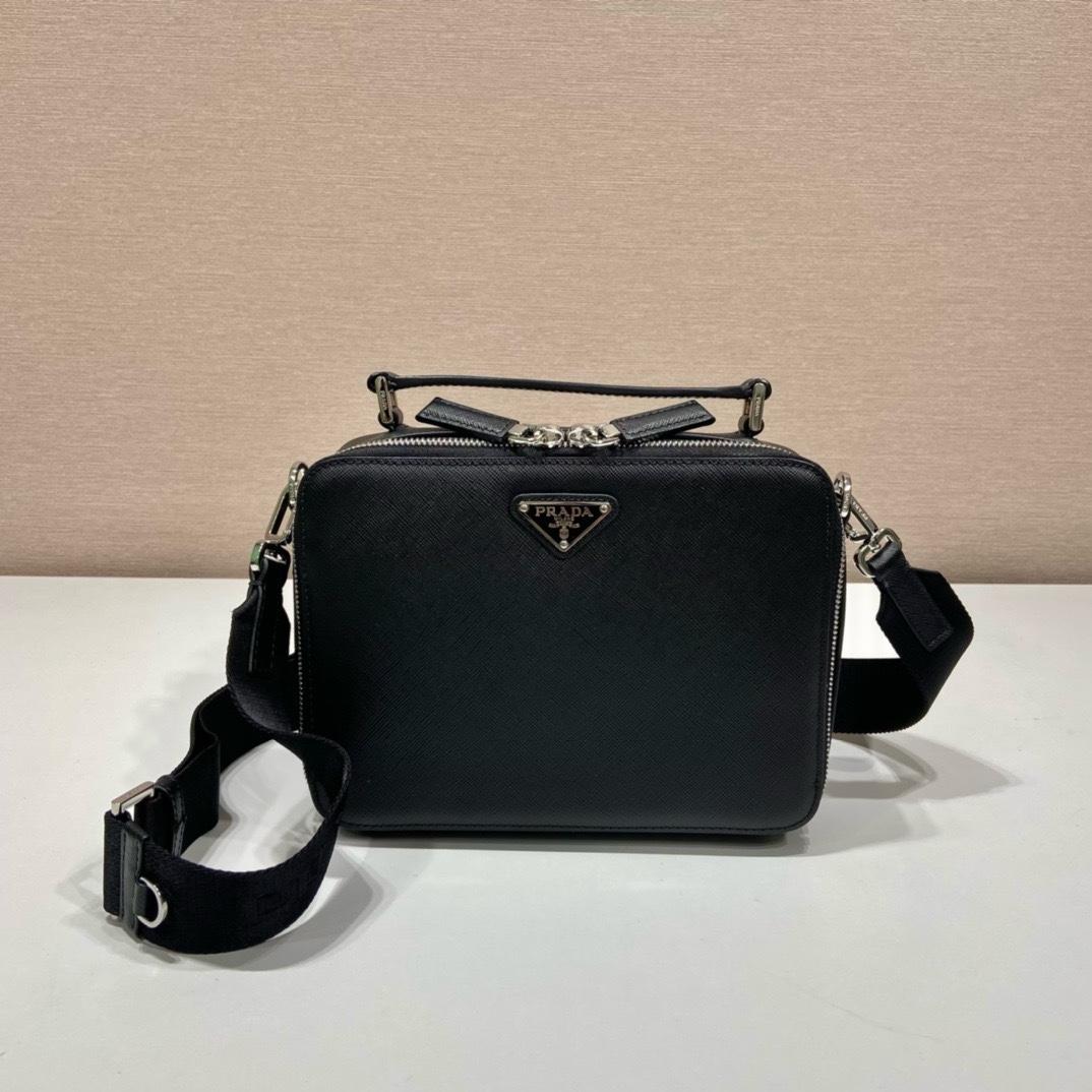 Prada Medium Prada Brique Saffiano Leather Bag - EUR FASHION