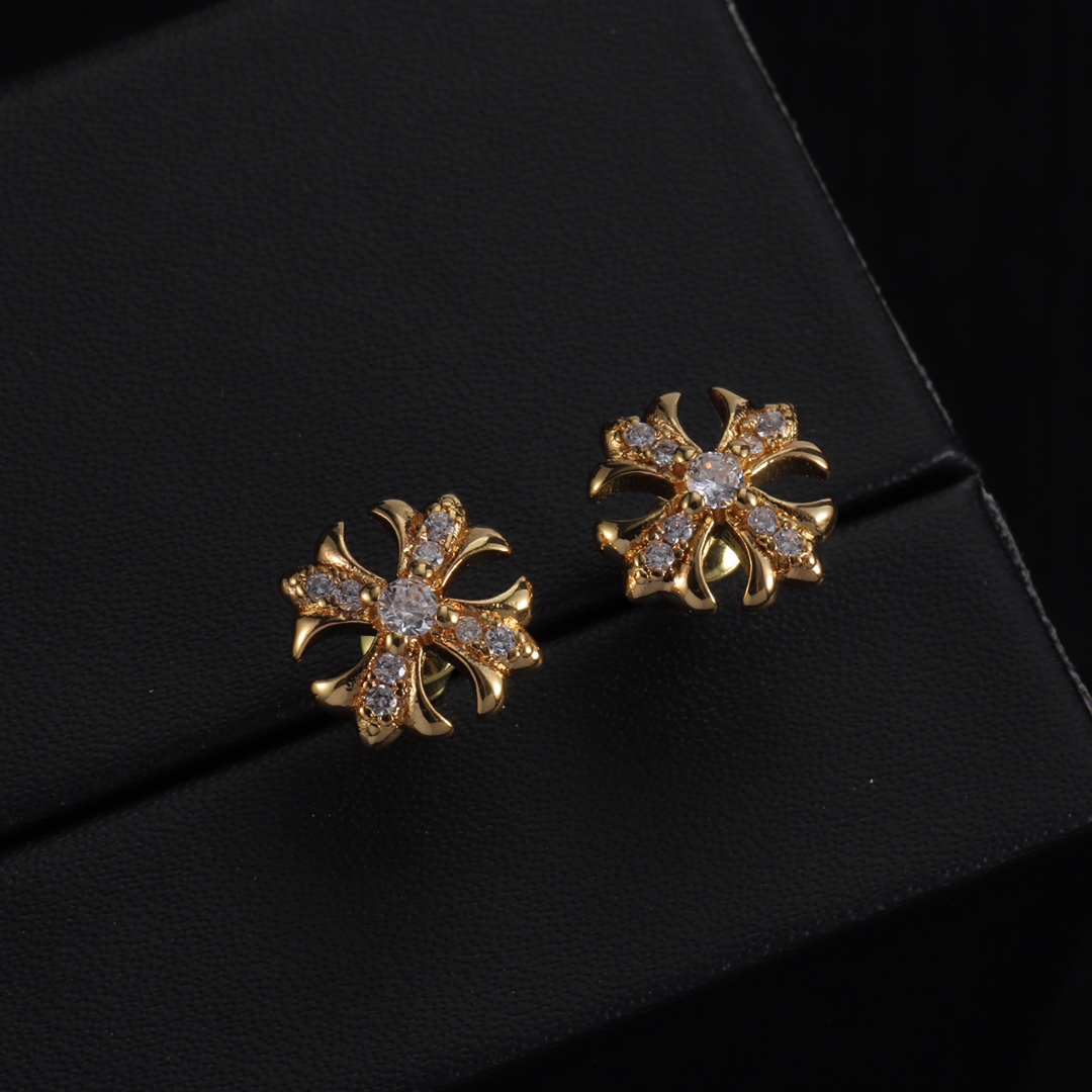 Chrome Heart Earrings - EUR FASHION