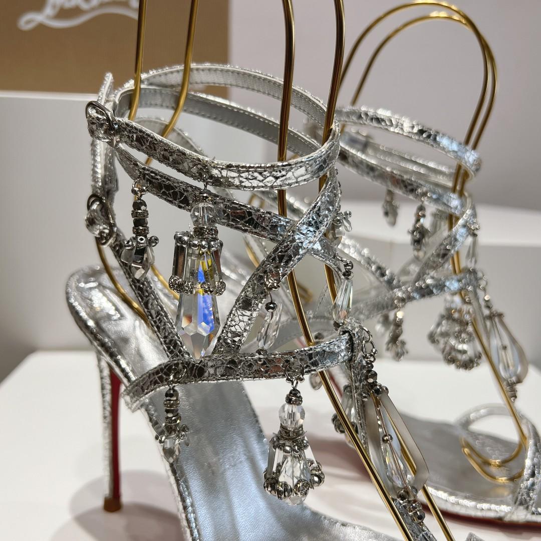 Christian Louboutin 110mm Bombina Pampila sandals - EUR FASHION