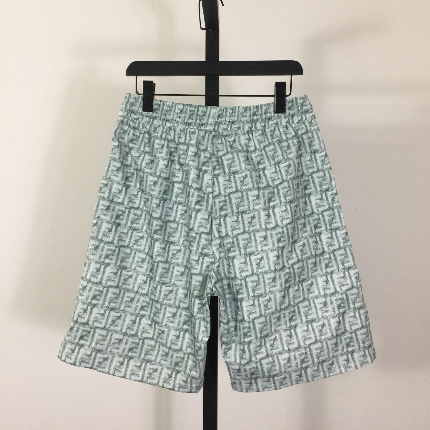 Fendi FF-motif Linen Shorts - EUR FASHION