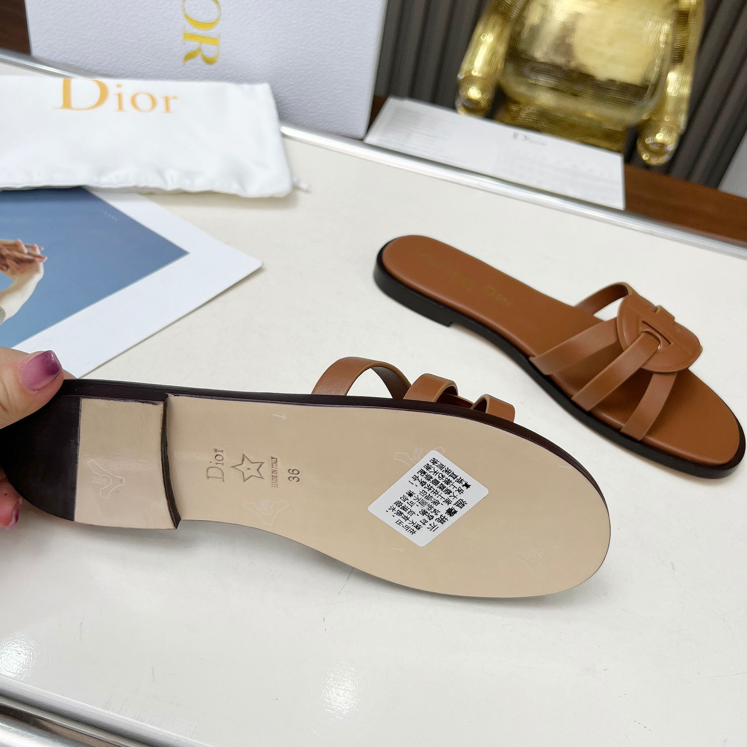 Dior D-Lane Slide - EUR FASHION