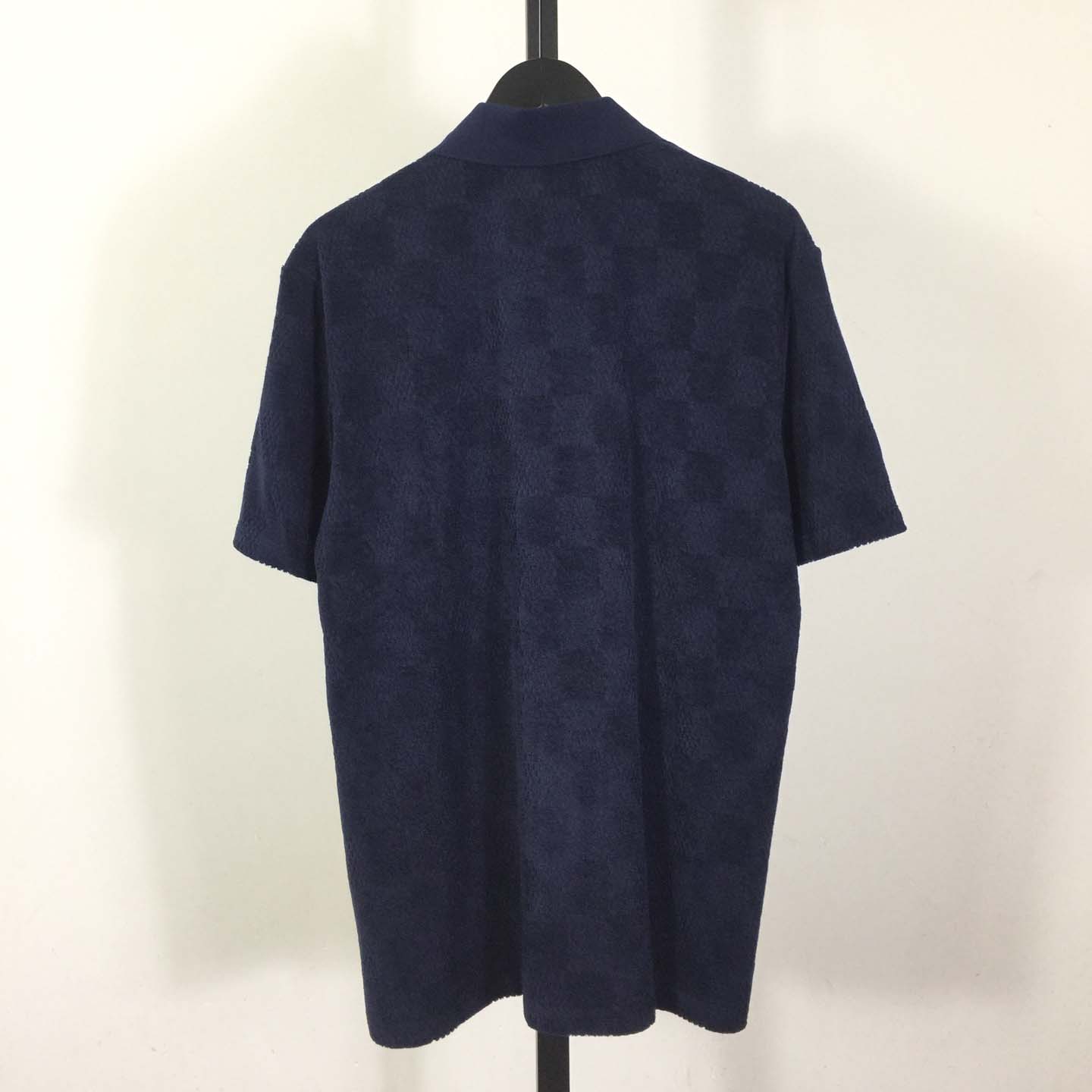 Louis Vuitton Damier French Terry Short-Sleeved Cotton-Blend Shirt   1AGK51 - EUR FASHION
