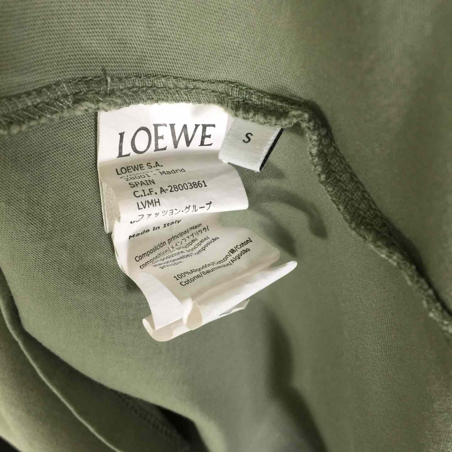 Loewe Relaxed fit T-shirt In Cotton - EUR FASHION