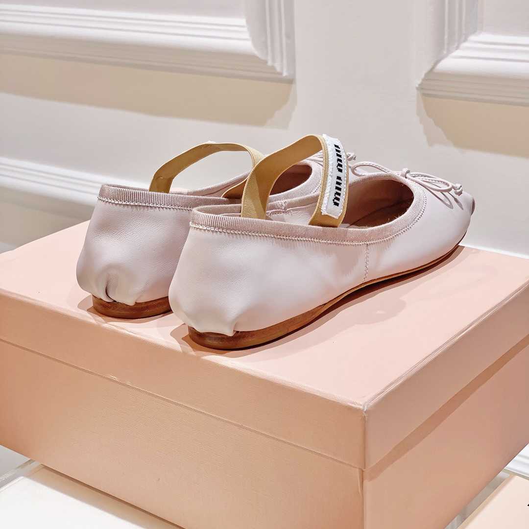 Miu Miu Satin Bow Ballerina Flats(50% Off Sale) xz724 - EUR FASHION