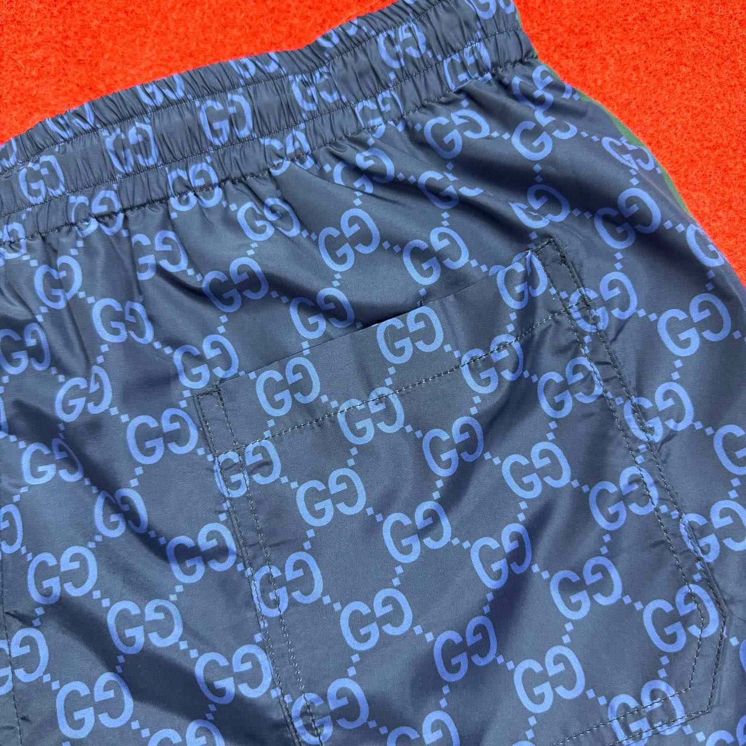 Gucci Printed Poplin Tech Swim Shorts - EUR FASHION