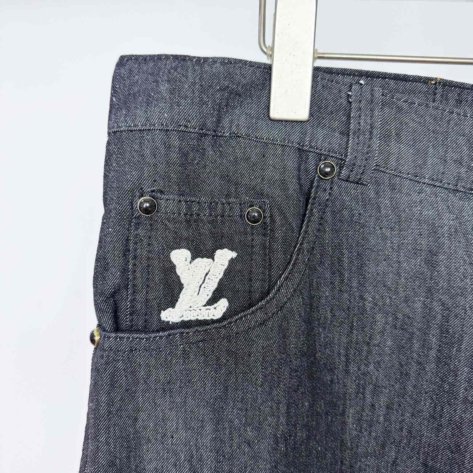 Louis Vuitton Chambray Shorts   1AHVC4 - EUR FASHION