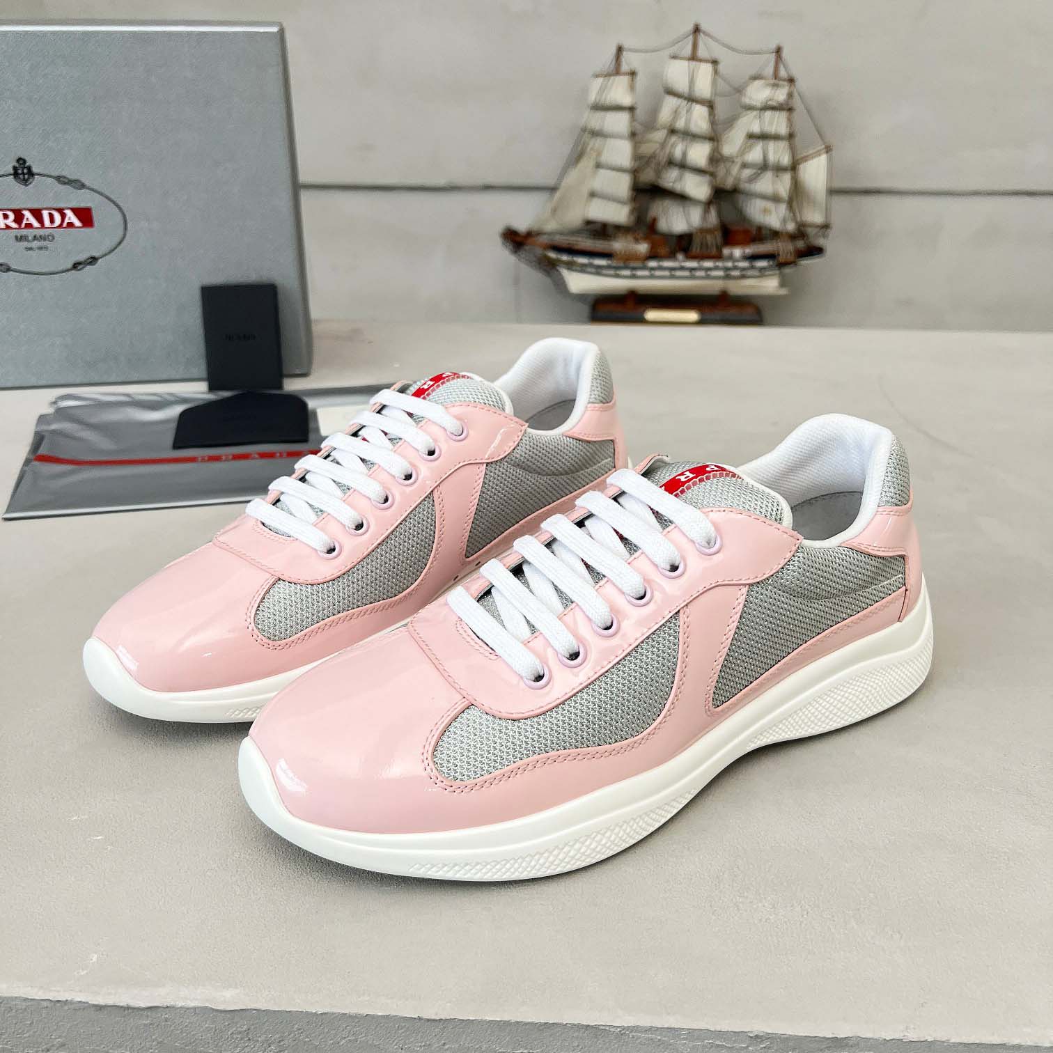 Prada America's Cup Biker Fabric Sneakers - EUR FASHION