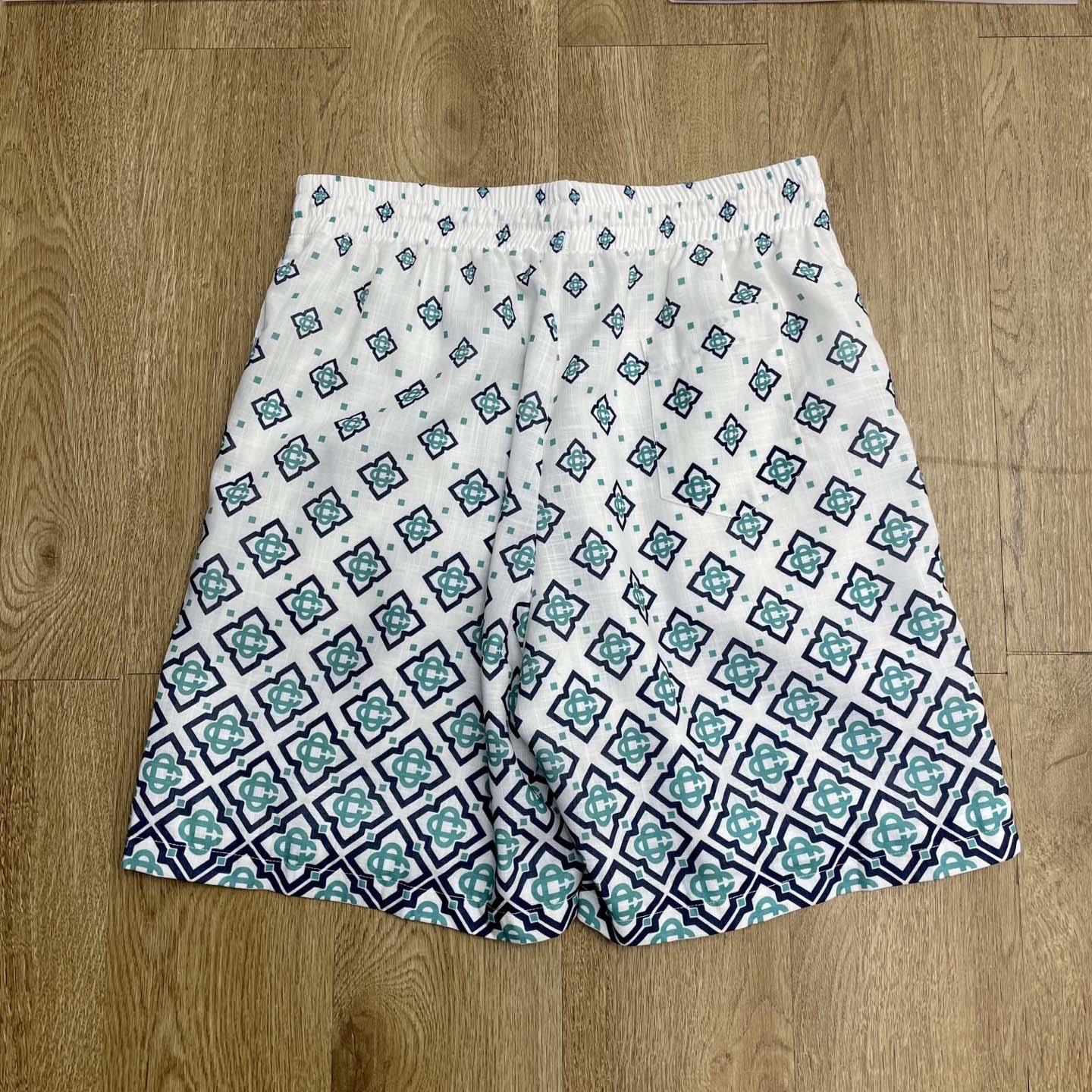 Casablanca Gradient Monogram Silk Shorts    CA3539 - EUR FASHION