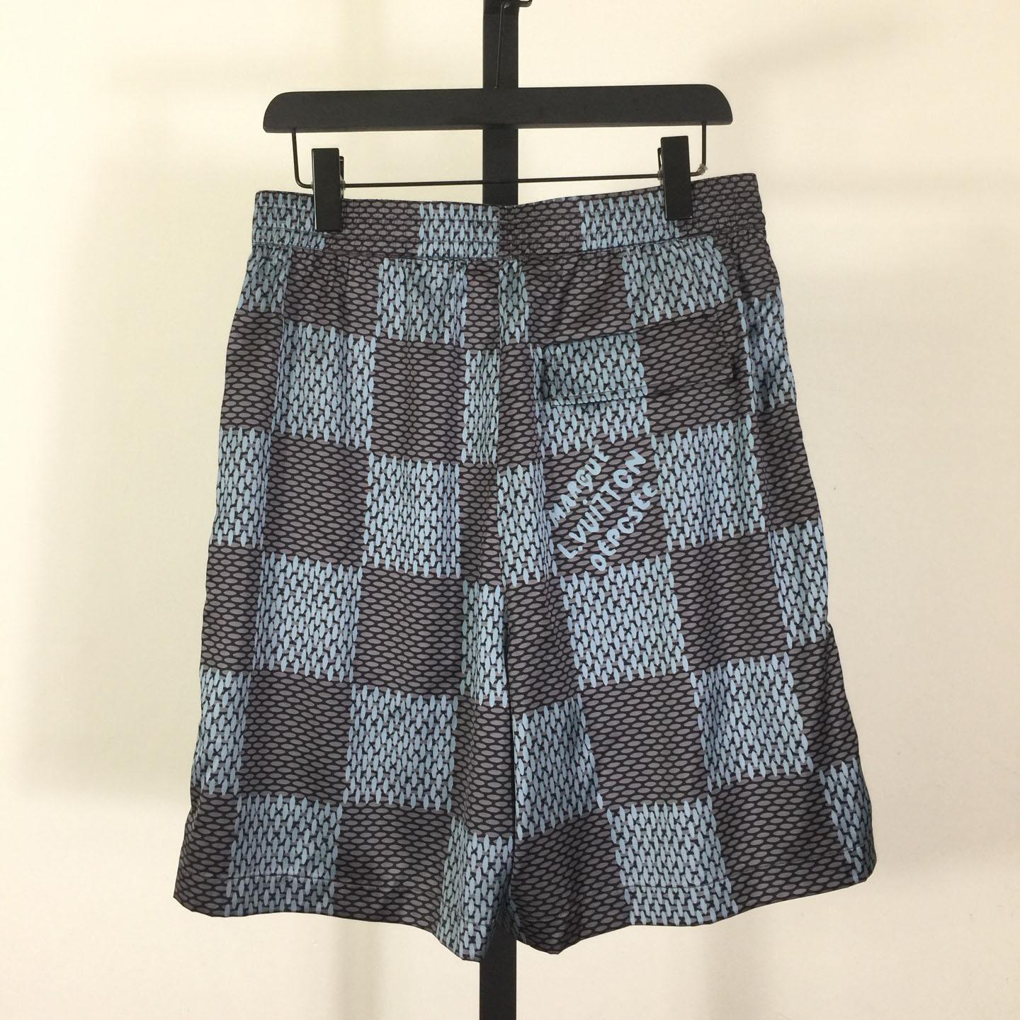 Louis Vuitton Damier Silk Shorts   1AHVT9 - EUR FASHION