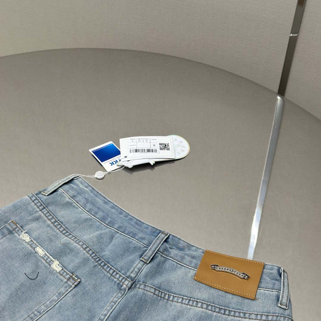 Chrome Hearts Denim Short - EUR FASHION