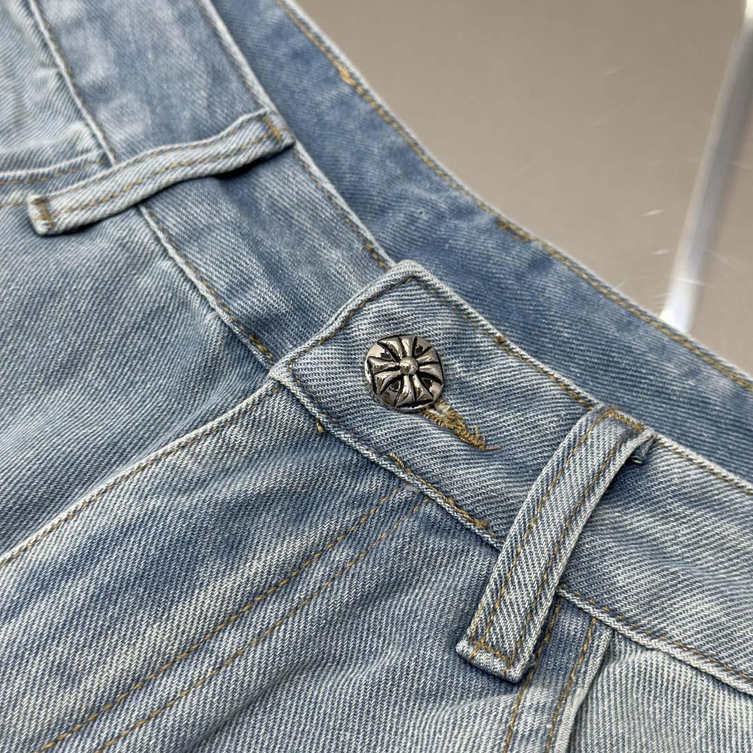 Chrome Hearts Denim Short - EUR FASHION