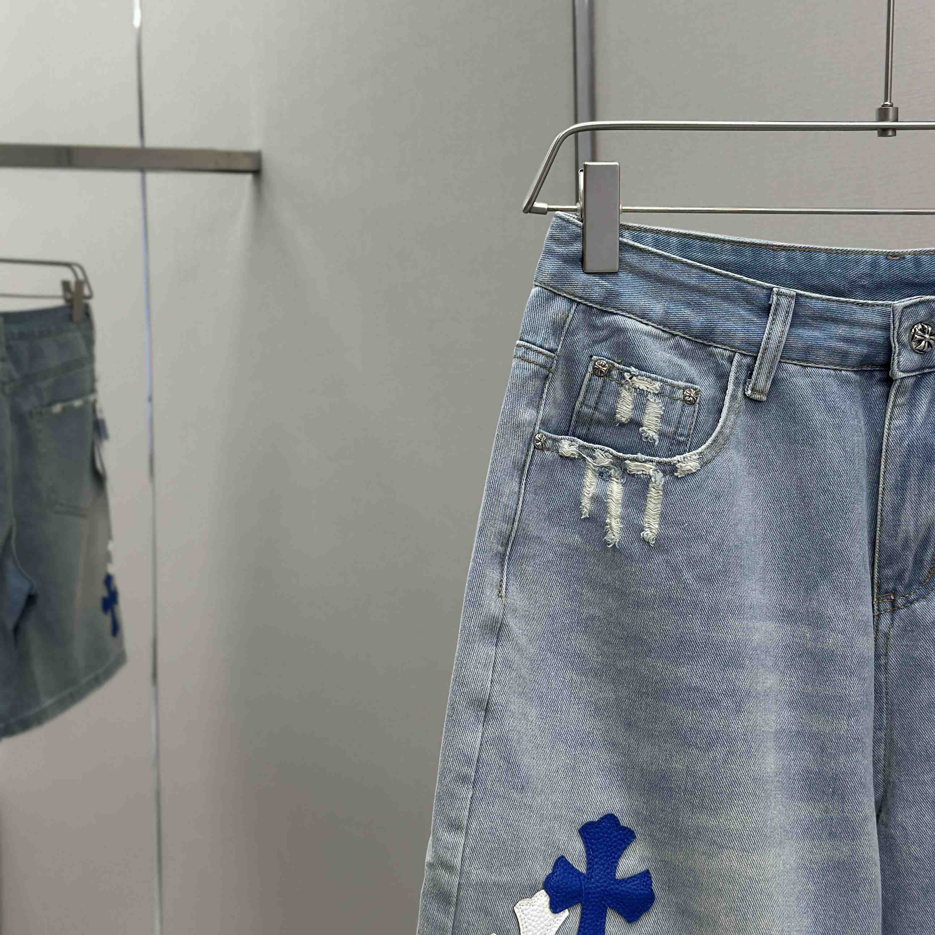 Chrome Hearts Denim Short - EUR FASHION
