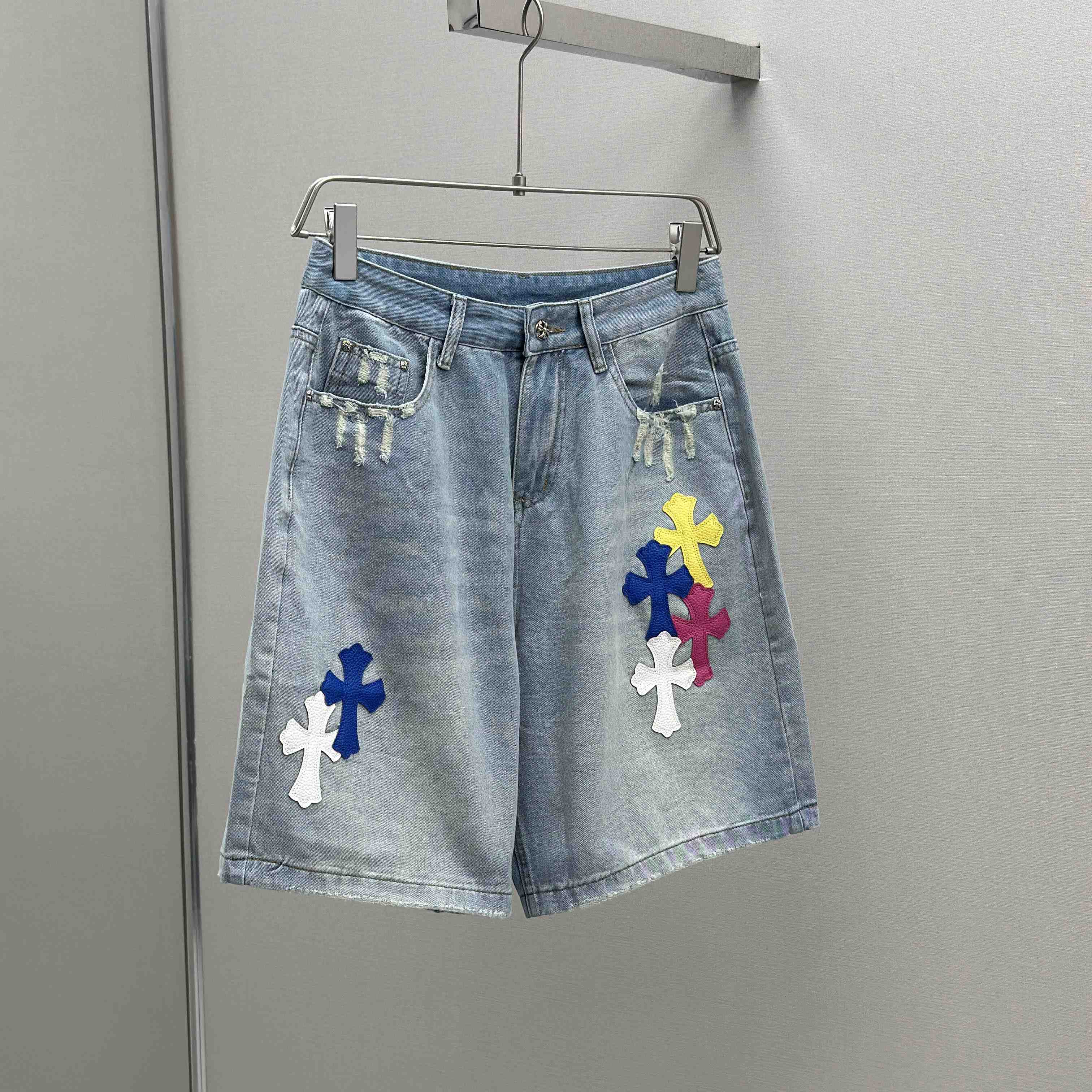 Chrome Hearts Denim Short - EUR FASHION