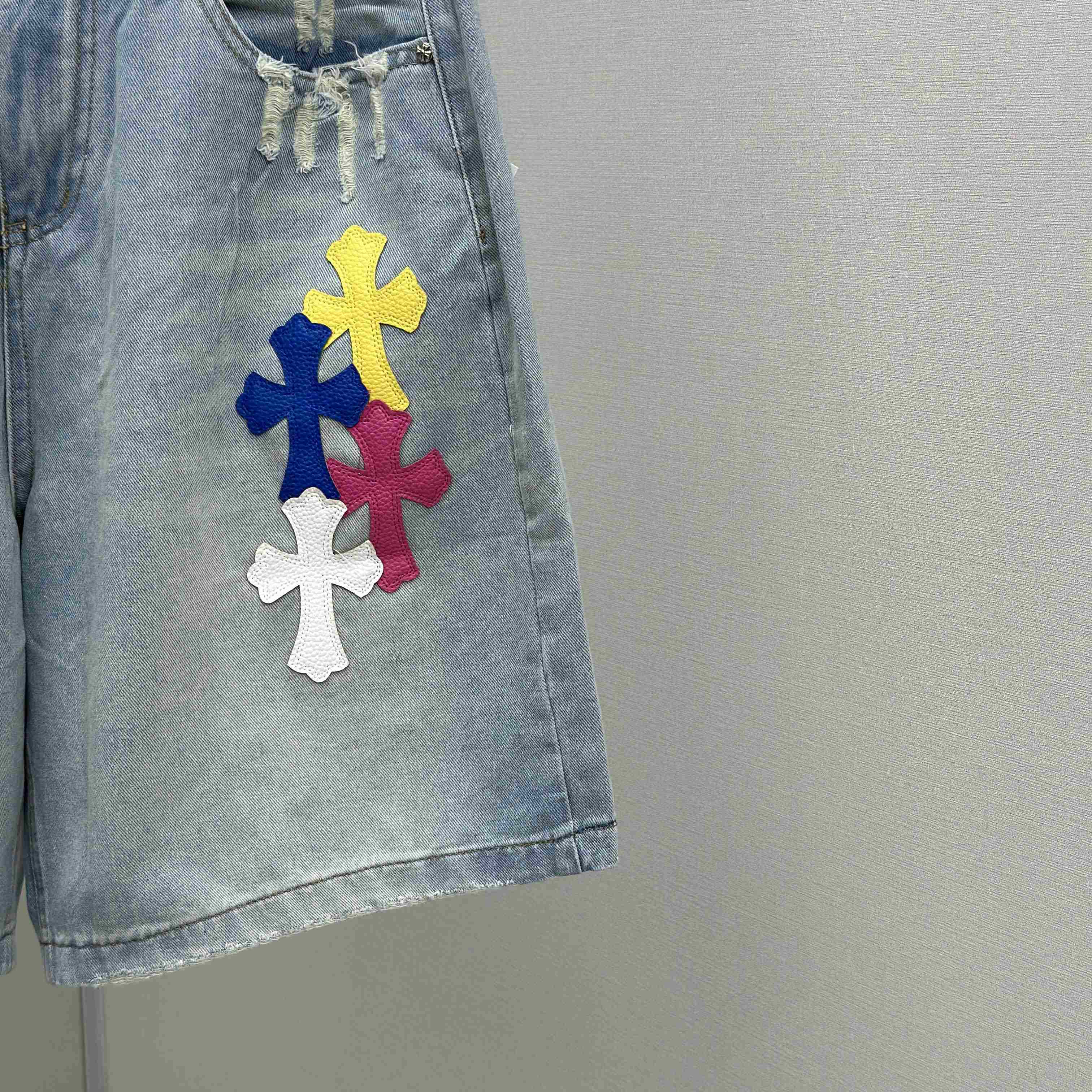 Chrome Hearts Denim Short - EUR FASHION
