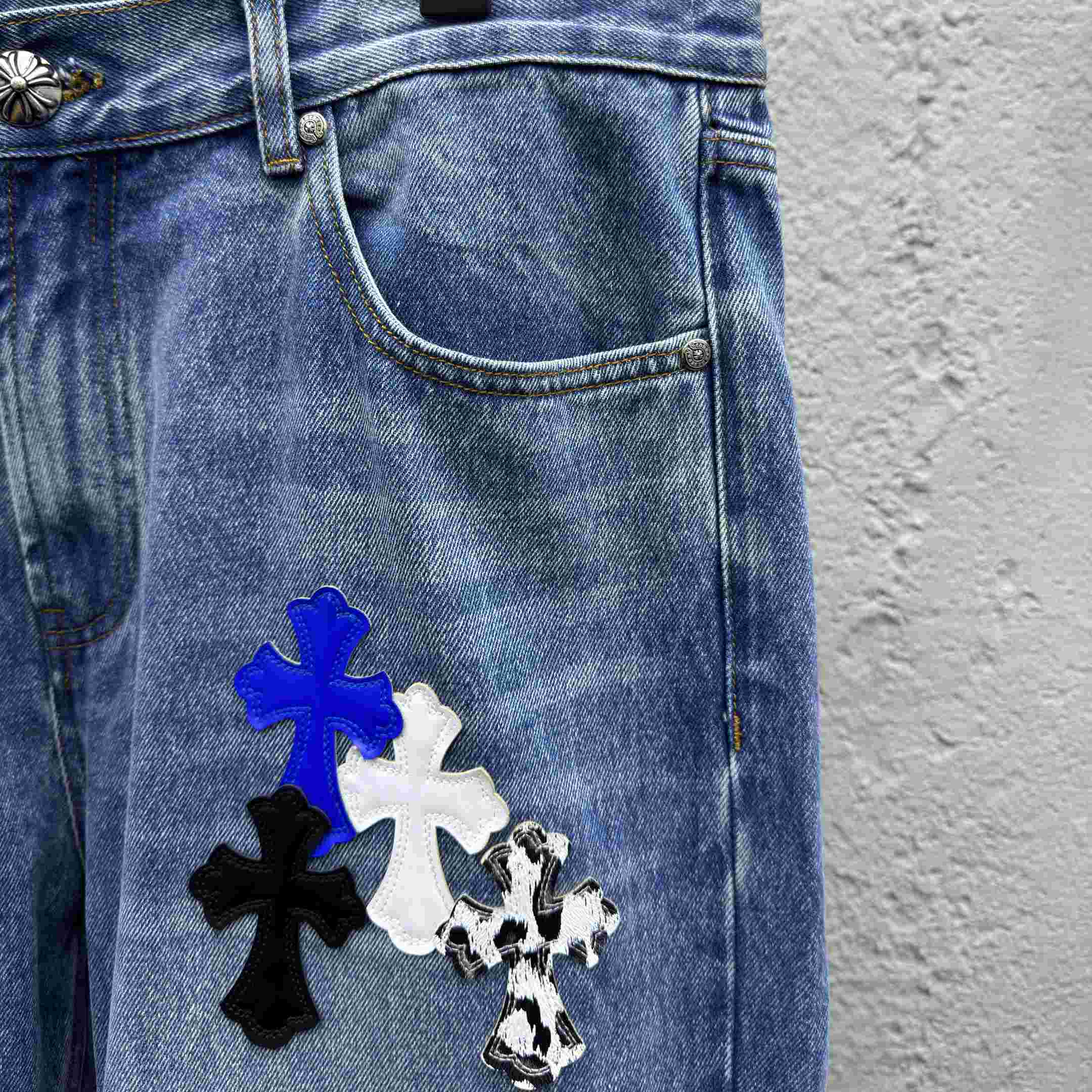 Chrome Hearts Jeans - EUR FASHION