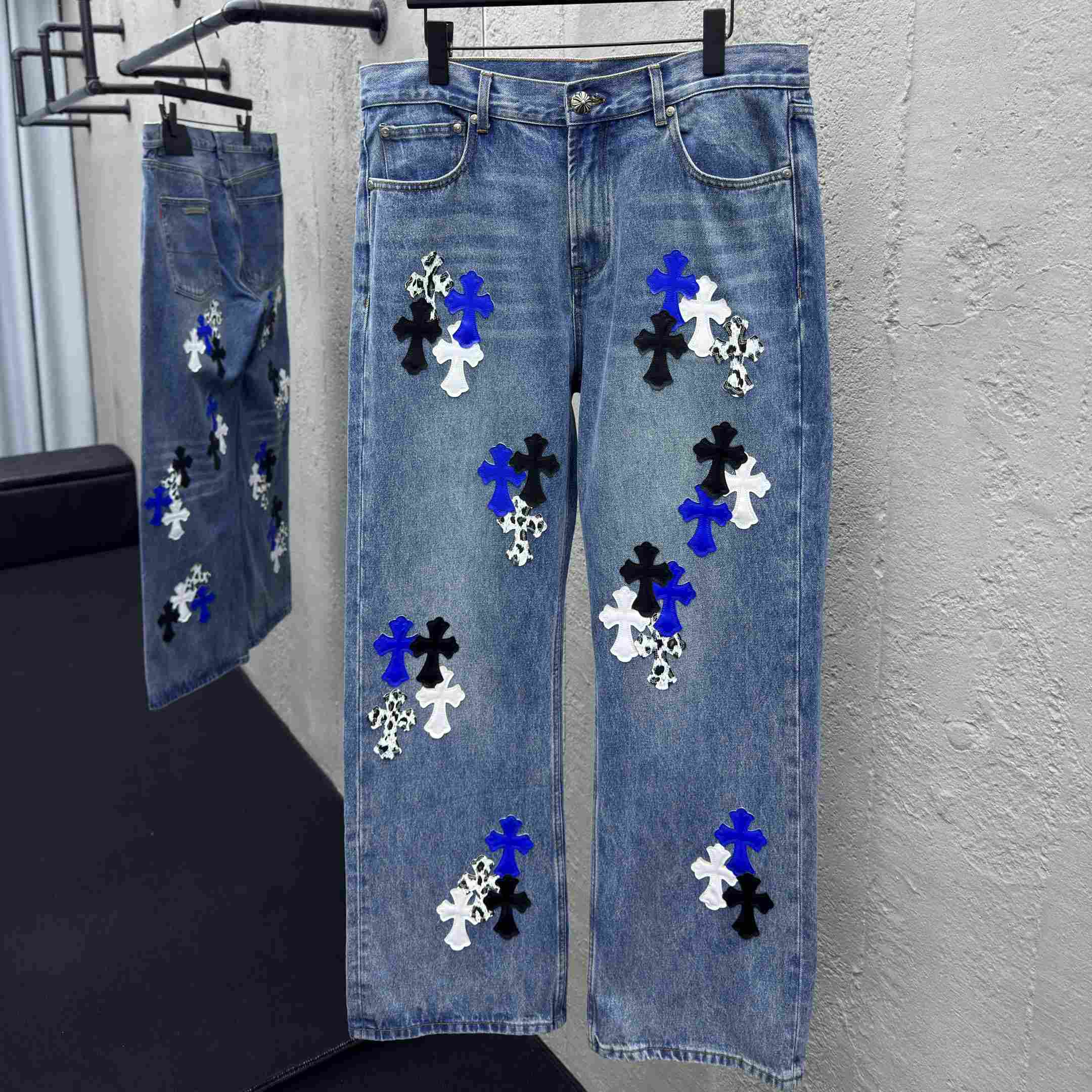 Chrome Hearts Jeans - EUR FASHION