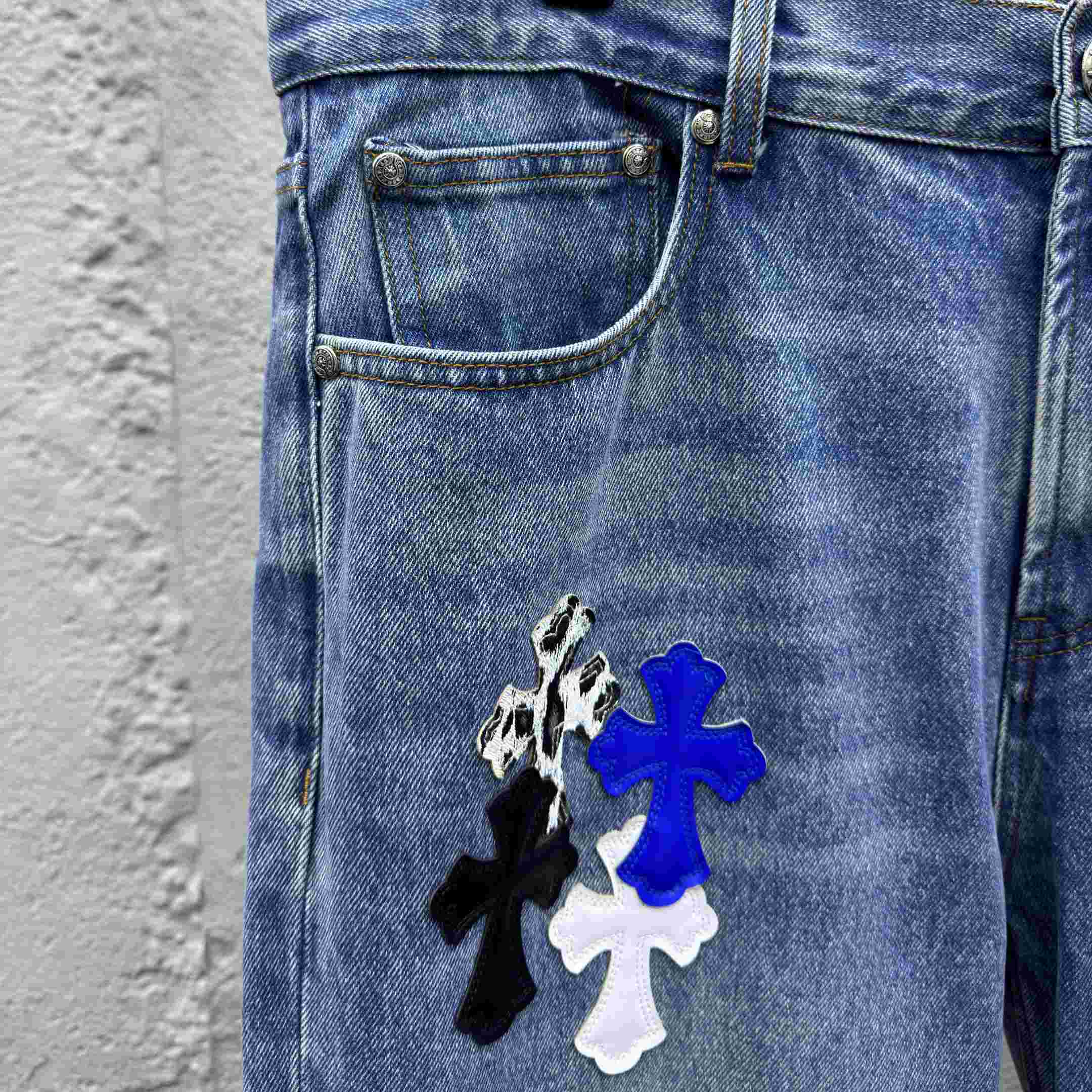 Chrome Hearts Jeans - EUR FASHION