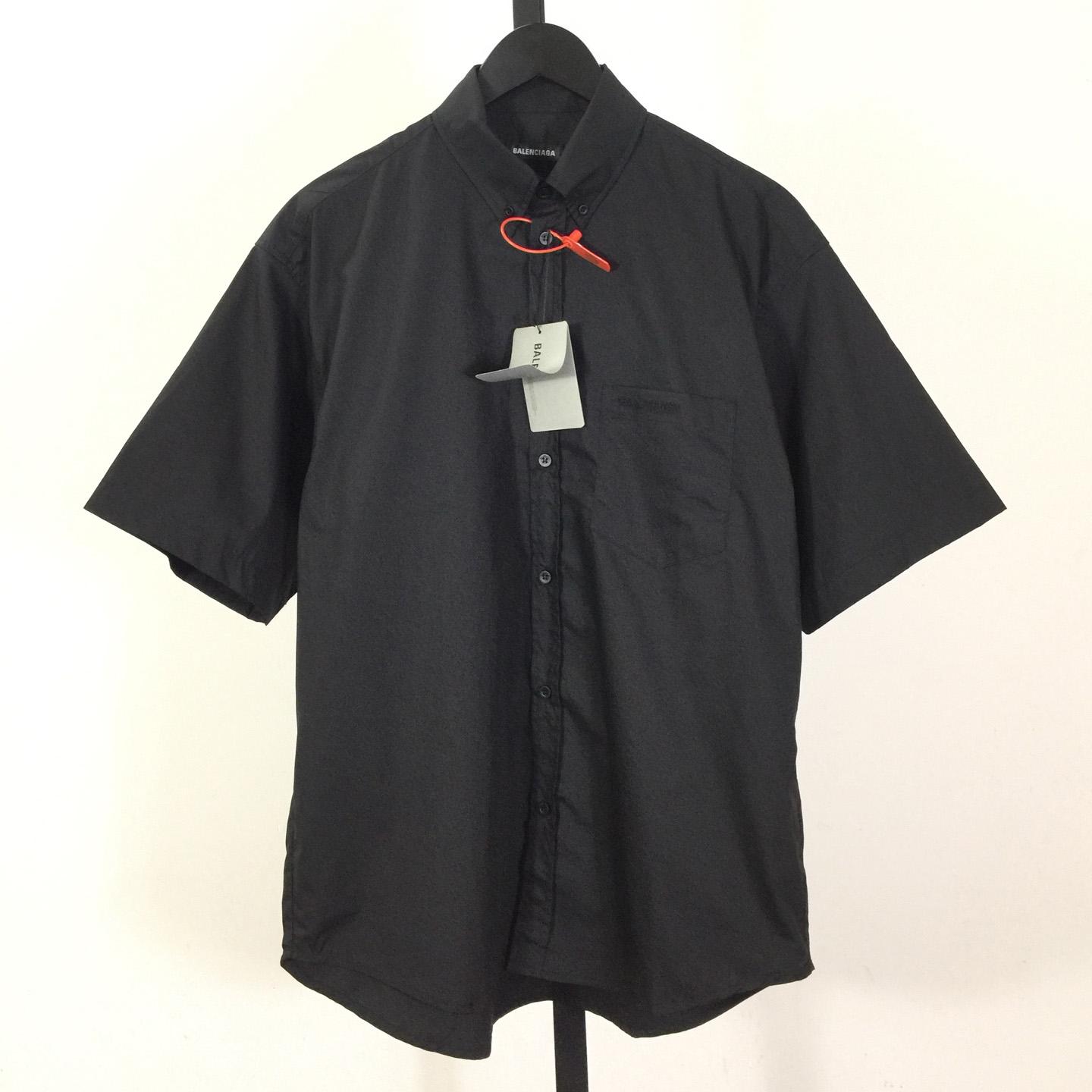 Balenciaga Security Tape Logo  Shirt - EUR FASHION