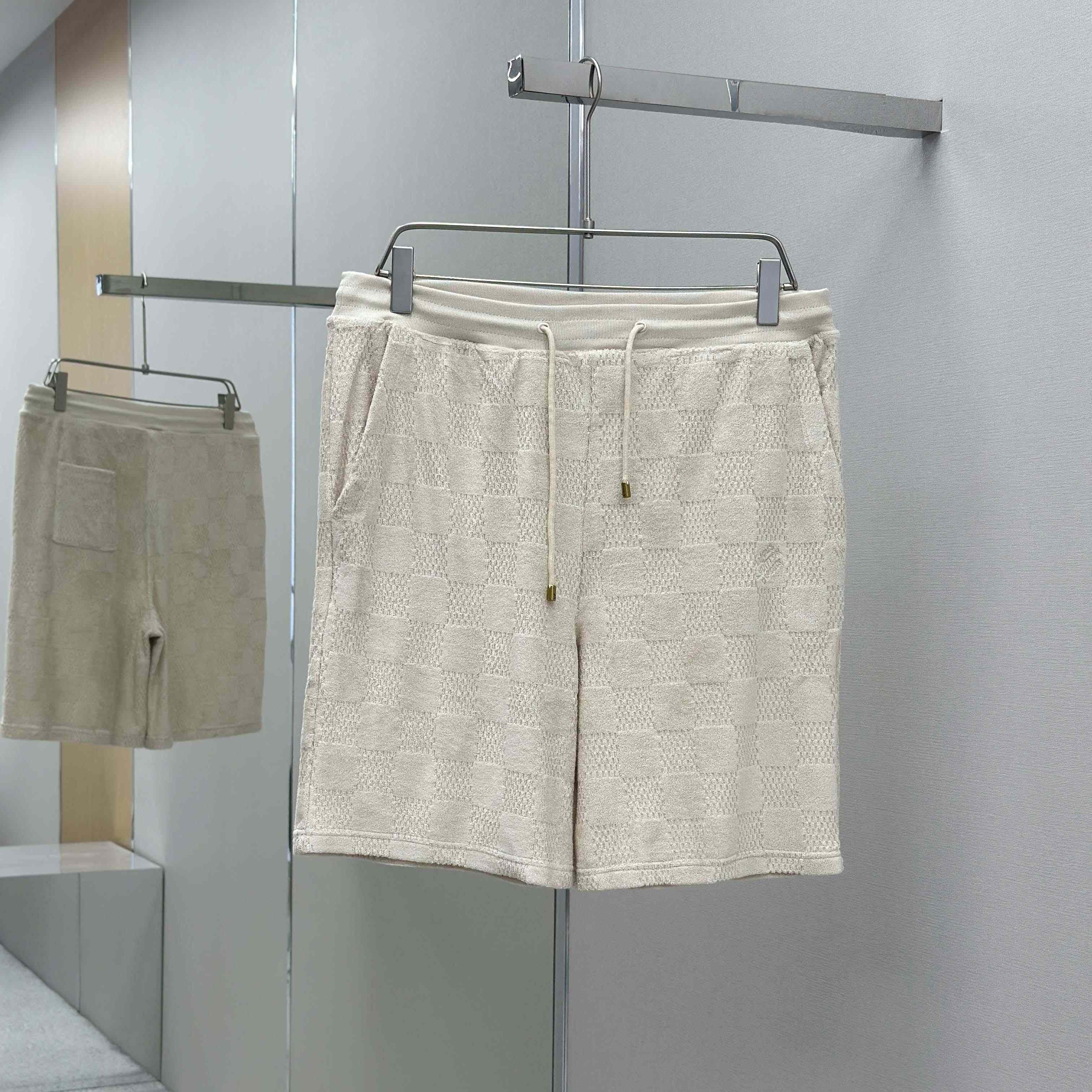 Louis Vuitton Damier French Terry Shorts   1AHUVJ - EUR FASHION