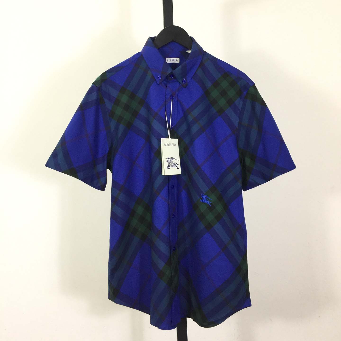 Burberry Men's Check cotton shirt - EUR FASHION