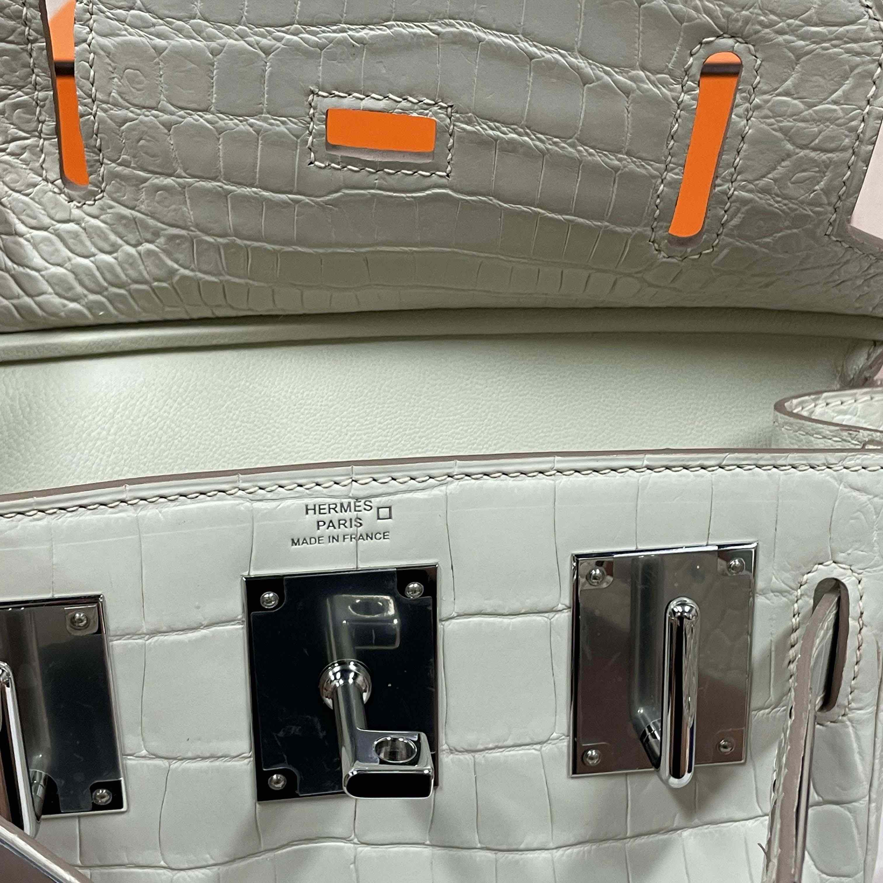 Hermes Hac-a-Dos Beton Croco PHW - EUR FASHION