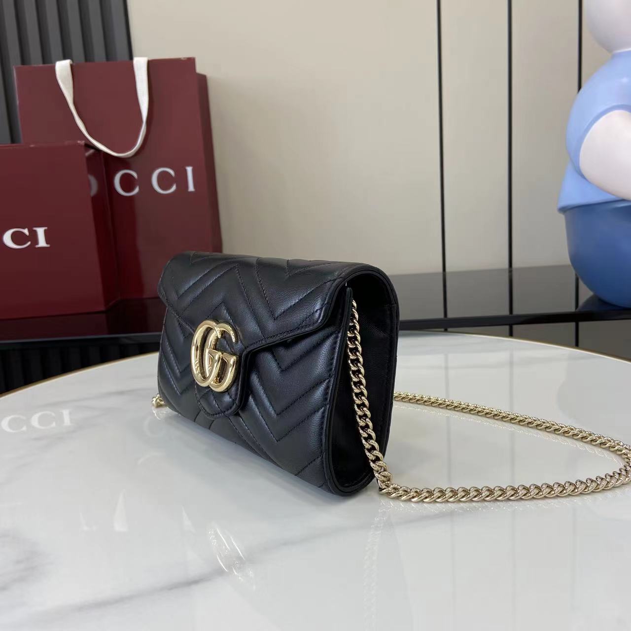 Gucci GG Marmont Wallet On Chain - EUR FASHION