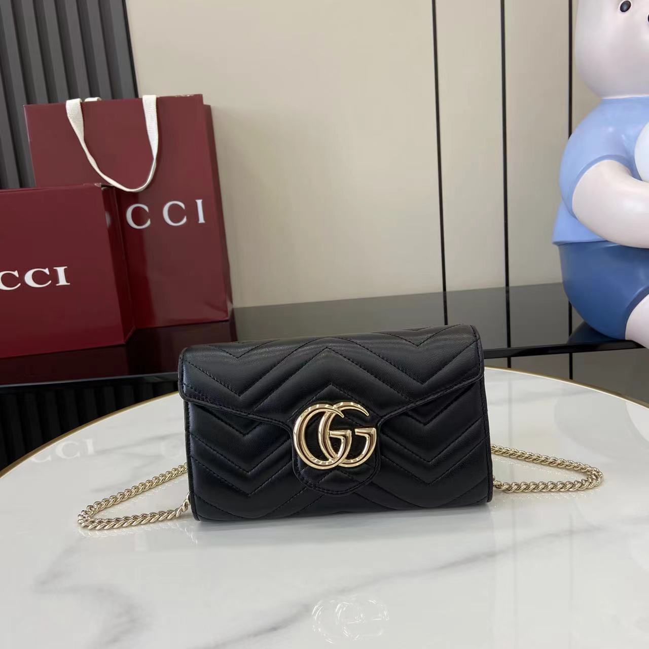 Gucci GG Marmont Wallet On Chain - EUR FASHION